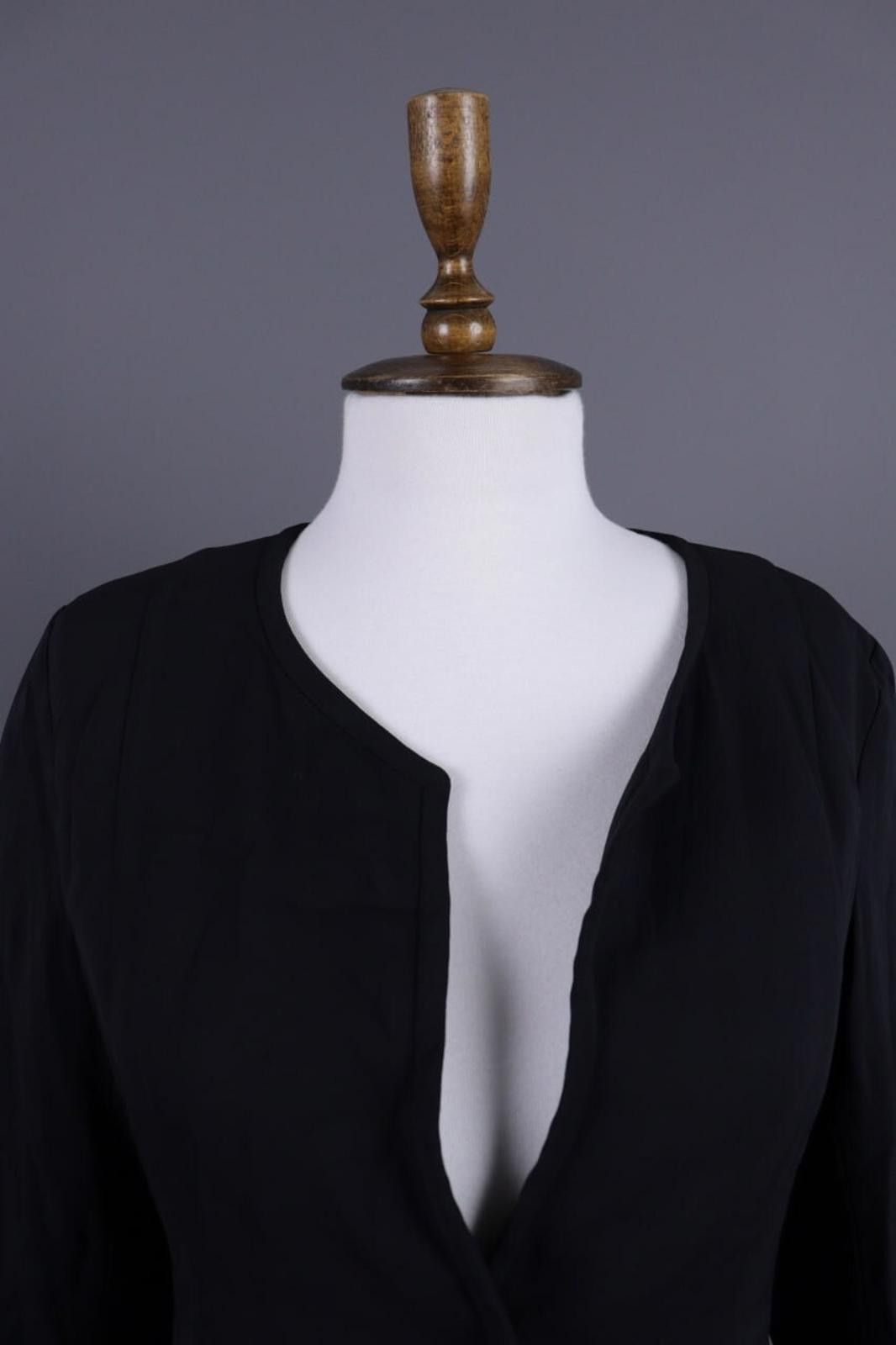 Eton Eton Black V-Neck Single Breasted Blazer Jacket Size 42 Size M / US 6-8 / IT 42-44 - 8 Thumbnail