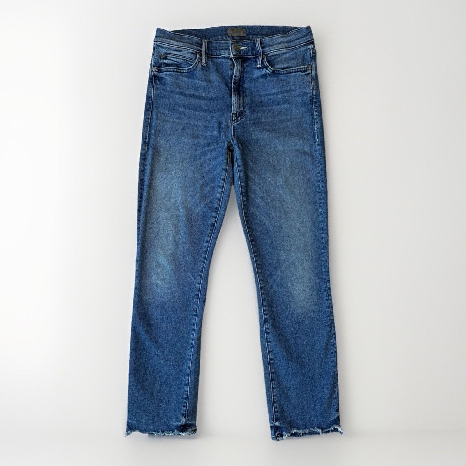 MOTHER Mother Rascal Ankle Chew Jeans Women's 27 Blue Medium Wash Size 27" / US 4 / IT 40 - 1 Thumbnail