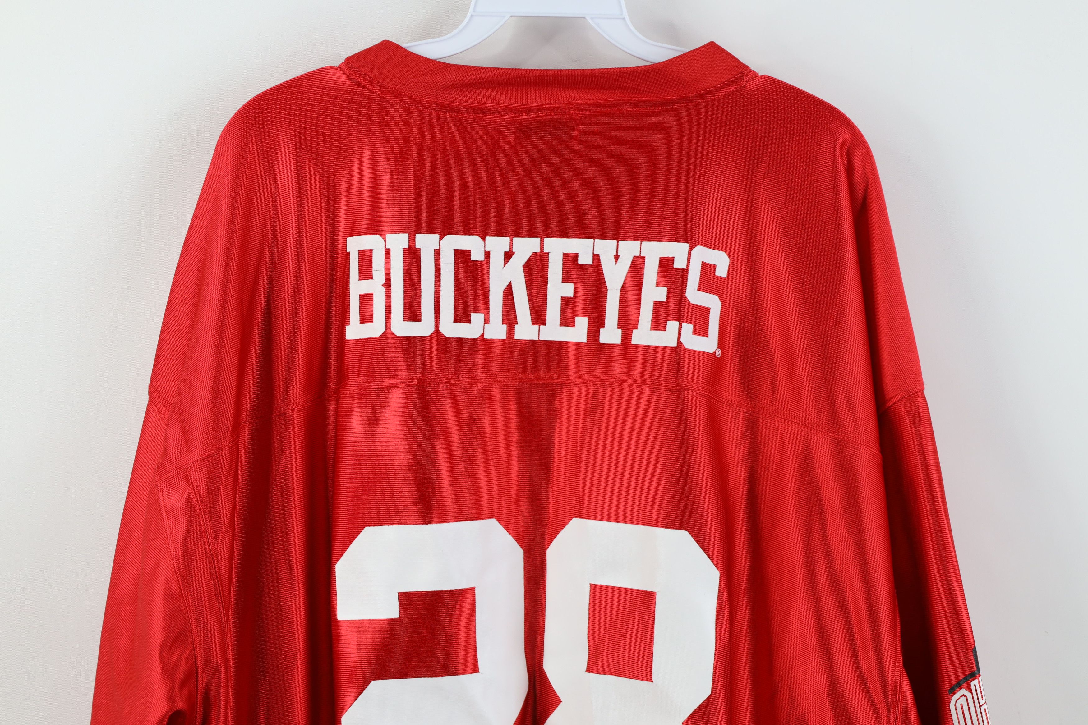 Vintage Vintage The Ohio State University Football Jersey Red #28 Size US XXL / EU 58 / 5 - 13 Thumbnail