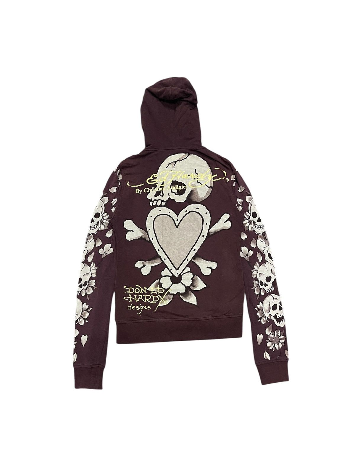 Ed Hardy 2000s ED HARDY SKULL TATTO DESIGN OVP FULL ZIPPER HOODIE Size US M / EU 48-50 / 2 - 2 Thumbnail