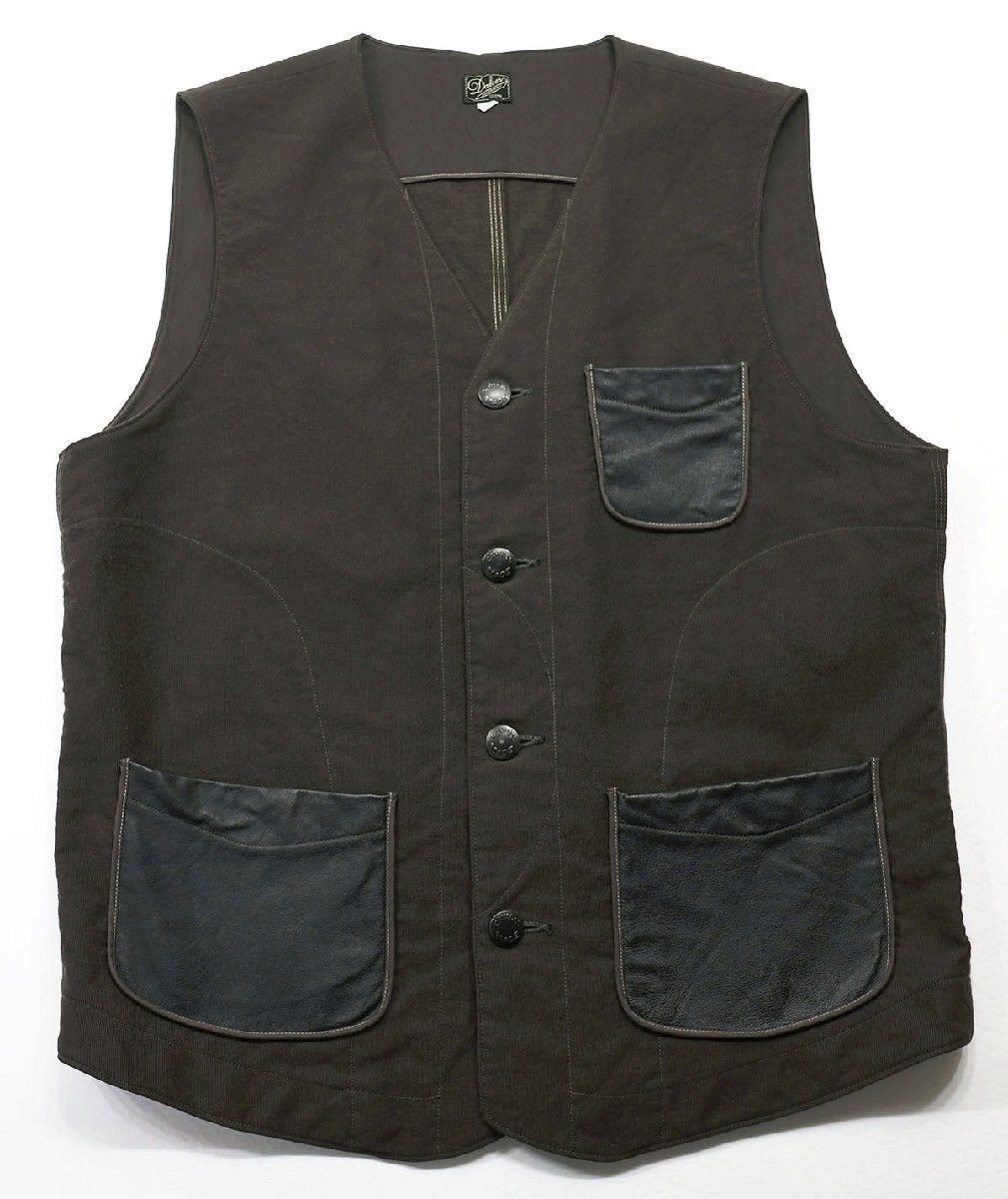 Vintage Dalees Buckleback Repro Leather patch pockets vest Size US M / EU 48-50 / 2 - 1 Thumbnail