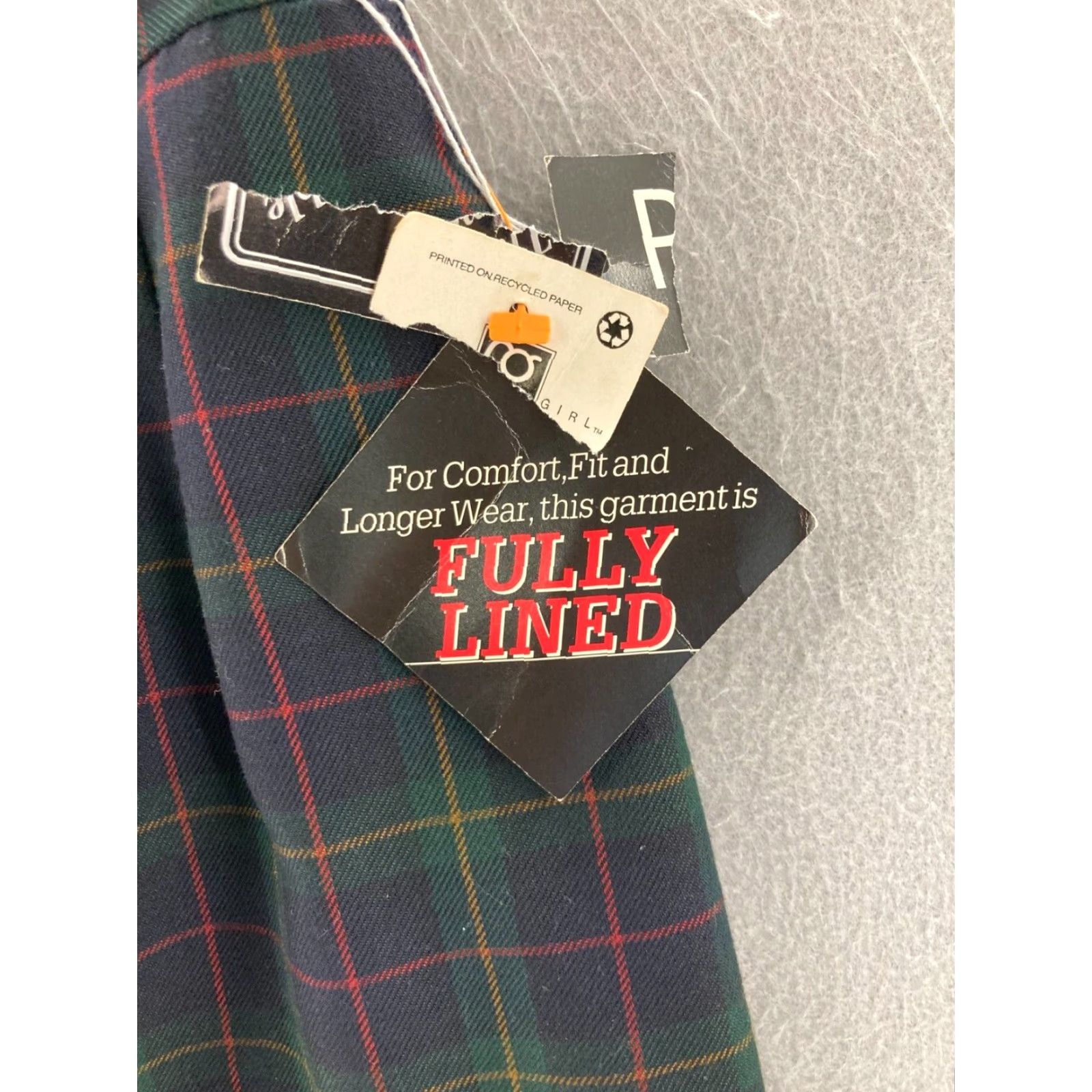 Vintage VINTAGE Christy Girl Skirt Womens 16 Petite Tartan Plaid USA Made Size 38" / US 16 / IT 52 - 5 Thumbnail