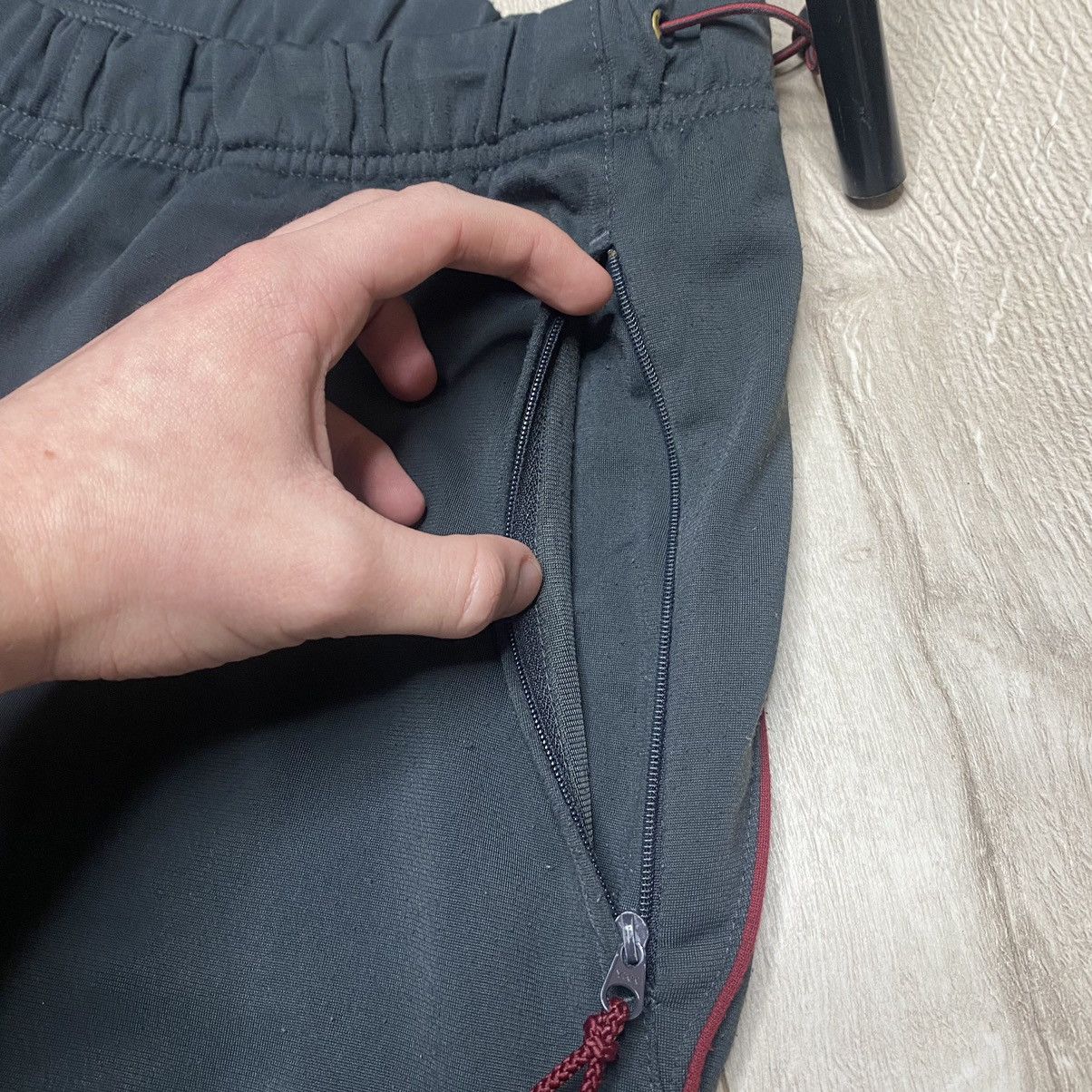 Vintage Vintage Nike Swoosh Track 90’s drill opium pants Size US 32 / EU 48 - 5 Thumbnail