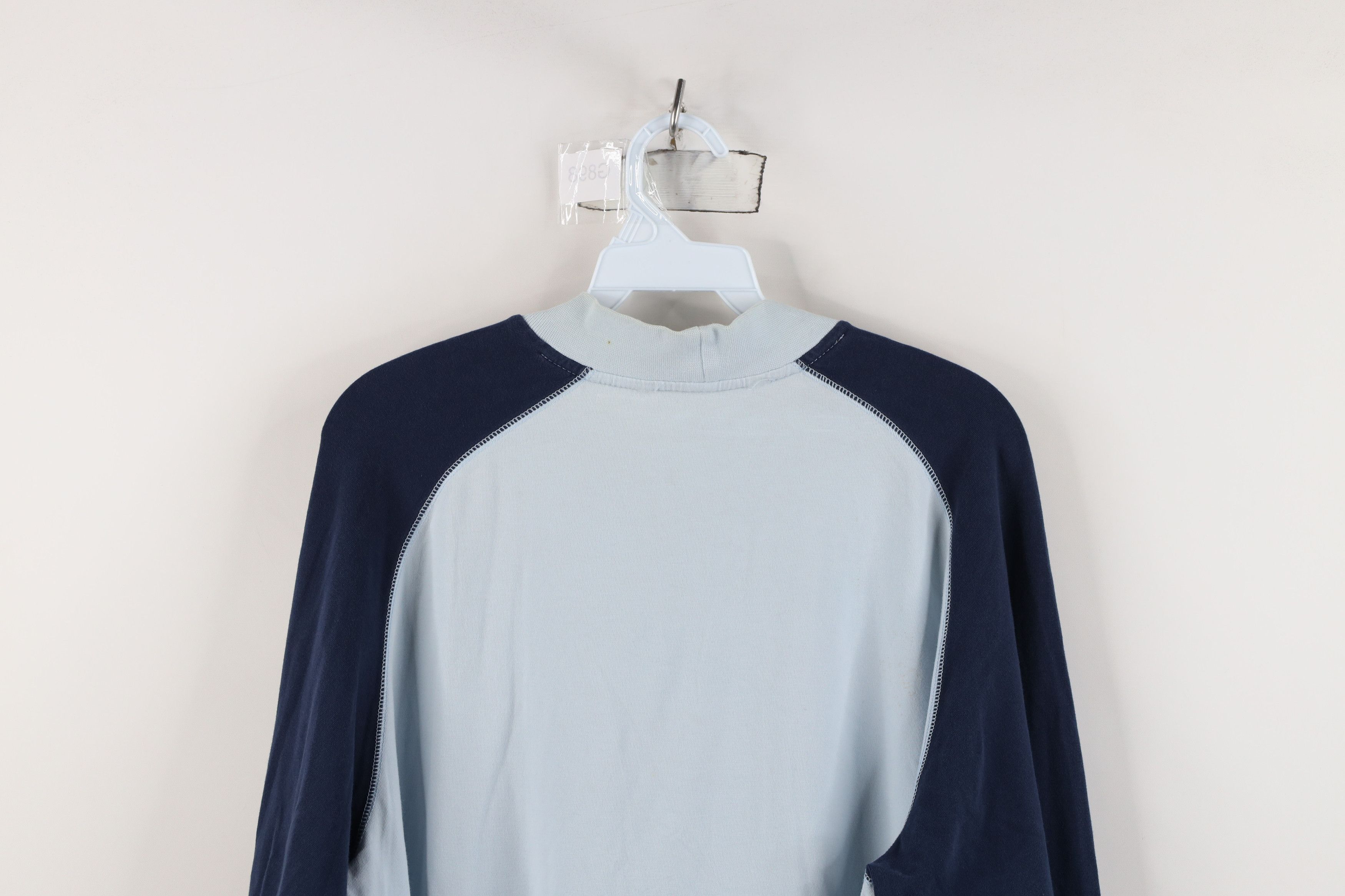 Nike Vintage 90s Y2K Nike Mini Swoosh Mock Neck Raglan T-Shirt Size US L / EU 52-54 / 3 - 14 Thumbnail