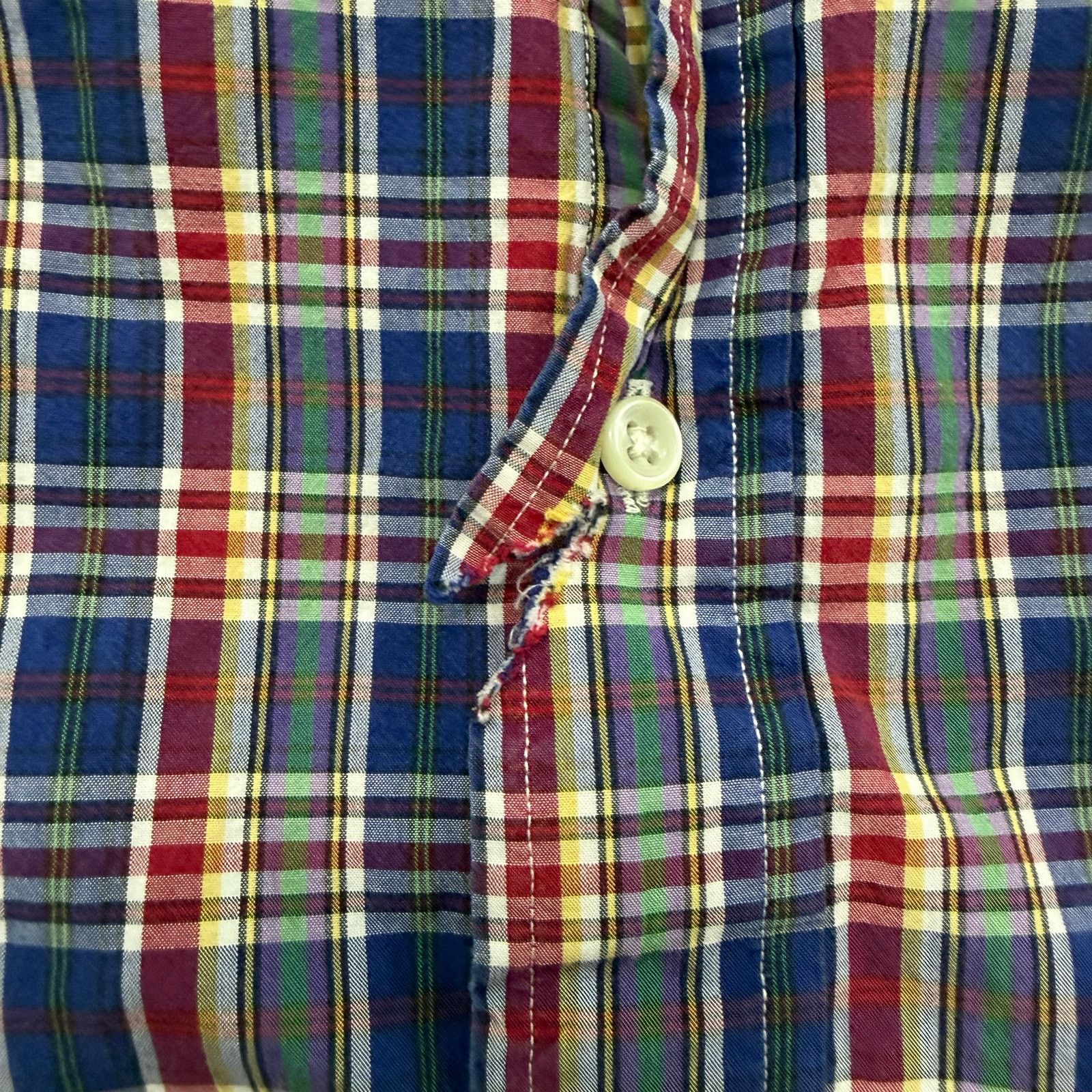 Polo Ralph Lauren Vintage Polo Ralph Lauren Custom Fit Short Sleeve Shirt Size US L / EU 52-54 / 3 - 4 Thumbnail