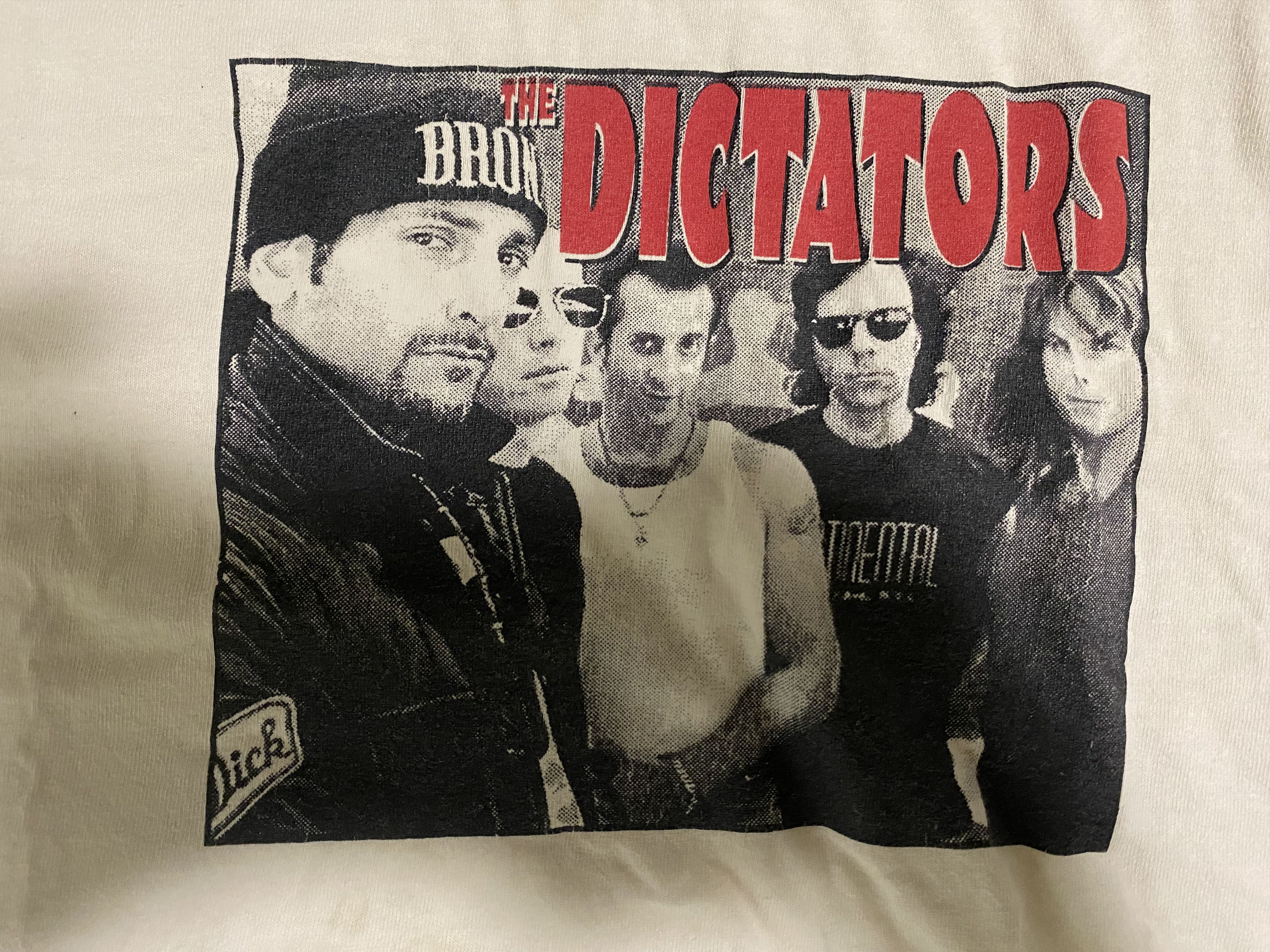 image of Hanes Dictators Concert T-Shirt in White, Men's (Size Large)