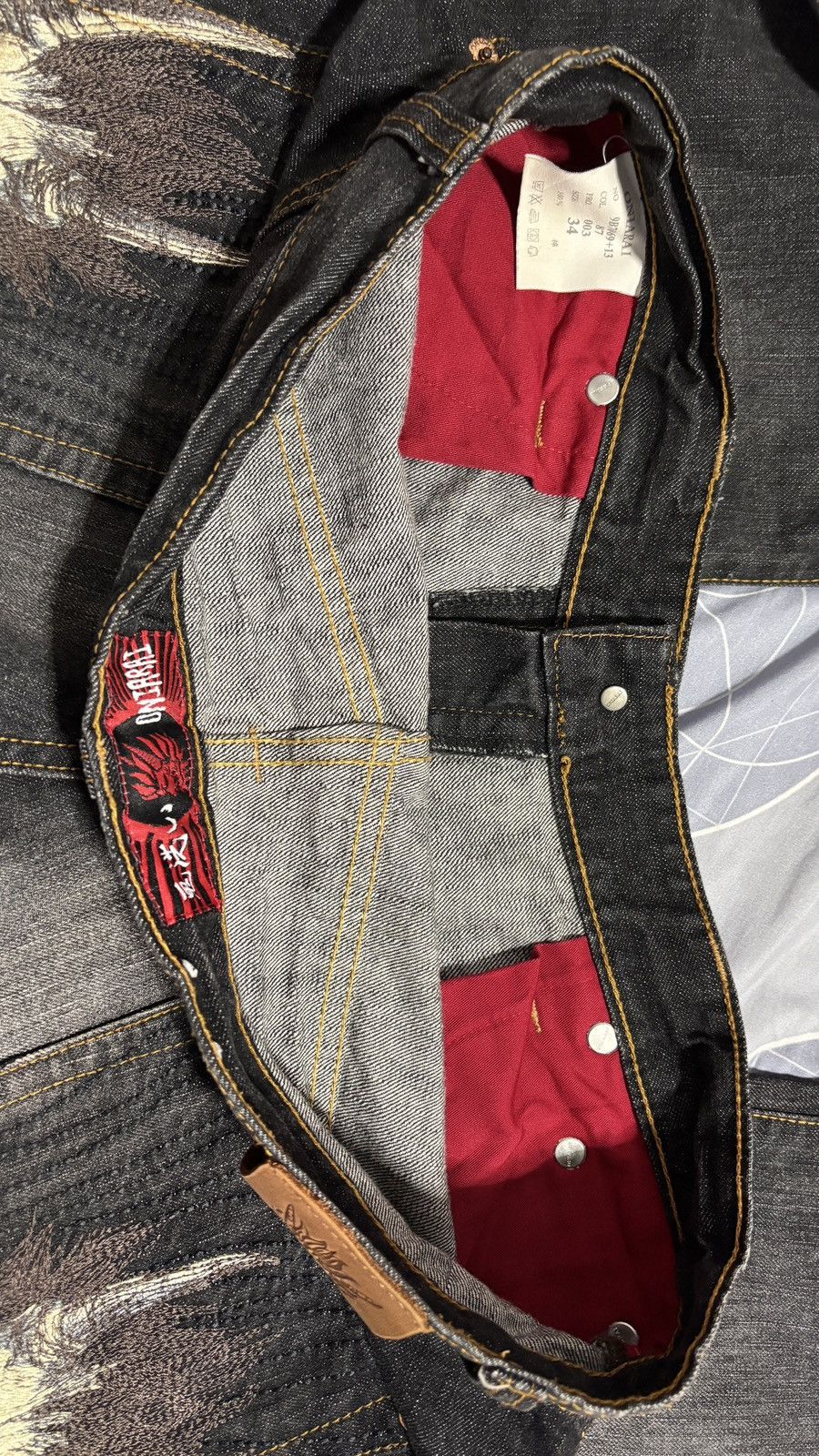 Japanese Brand Oniarai Jeans Vintage Size US 36 / EU 52 - 9 Thumbnail