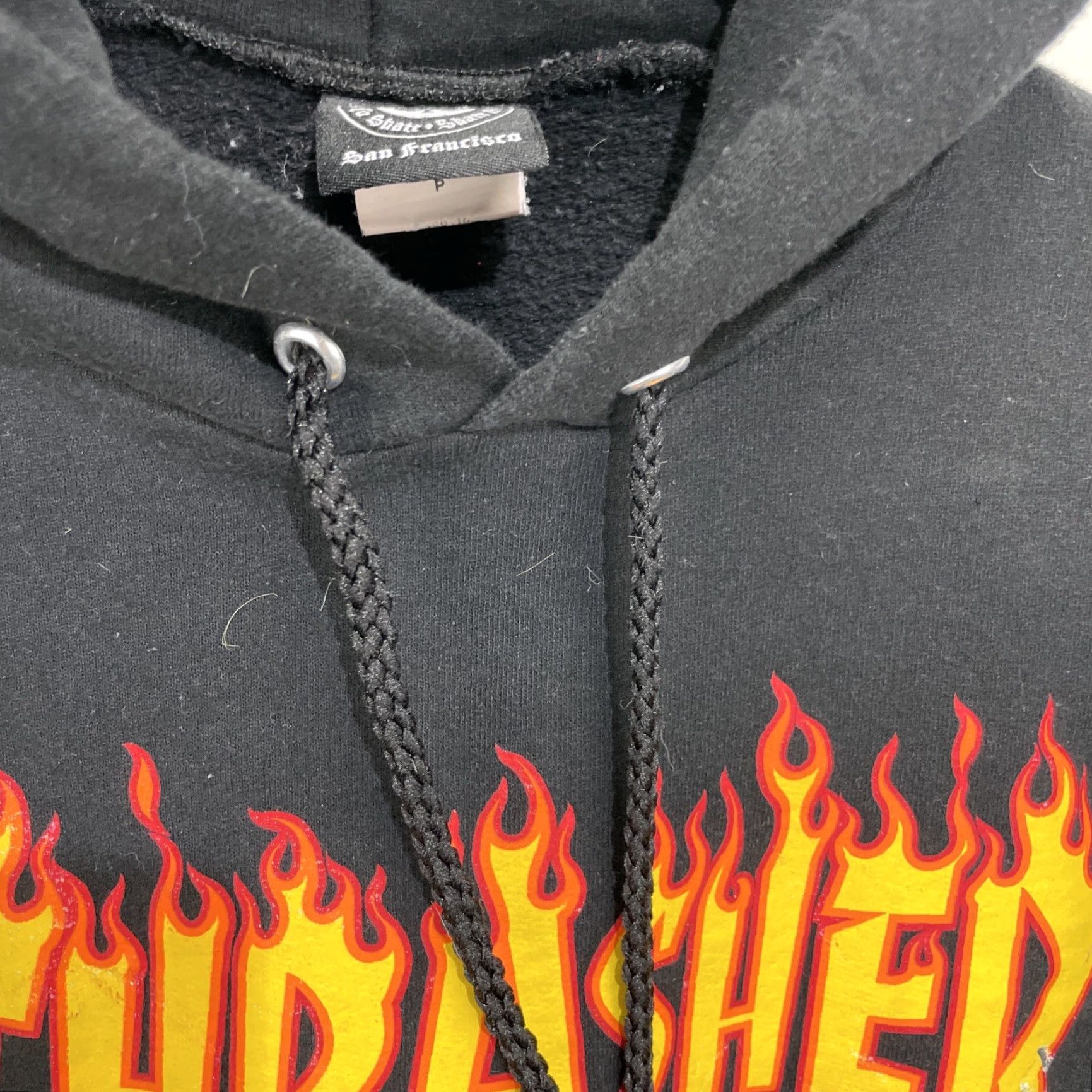 Thrasher Thrasher Flame Hoodie Men Sweatshirt Black Small Hooded Logo Pullover Crew Neck Knit Cotton Skateboarding Fashion Size US S / EU 44-46 / 1 - 4 Thumbnail