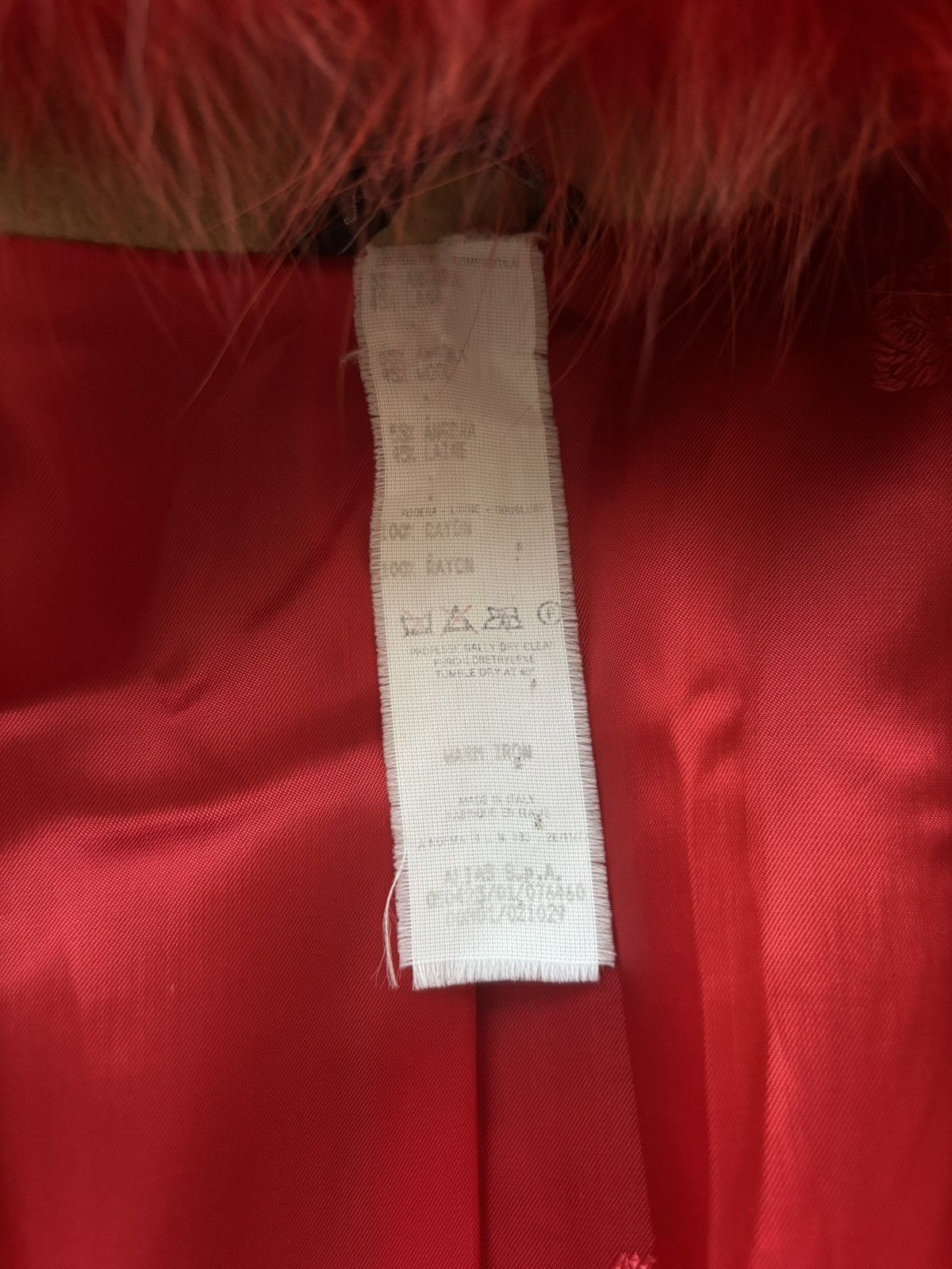 Versace FW1999 Fox Collar Angora Wool Coat Size US S / EU 44-46 / 1 - 8 Thumbnail