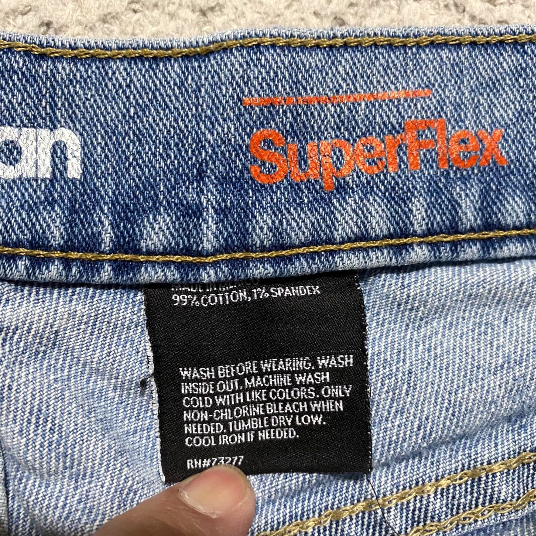 Vintage Urban Pipeline Jeans Men 33x32 Blue Denim Medium Wash Straight Mid Rise Jeans Regular Men 5-Pocket Design Denim Blue Mid (10-12 in) Urban Pipeline Size US 33 - 4 Thumbnail