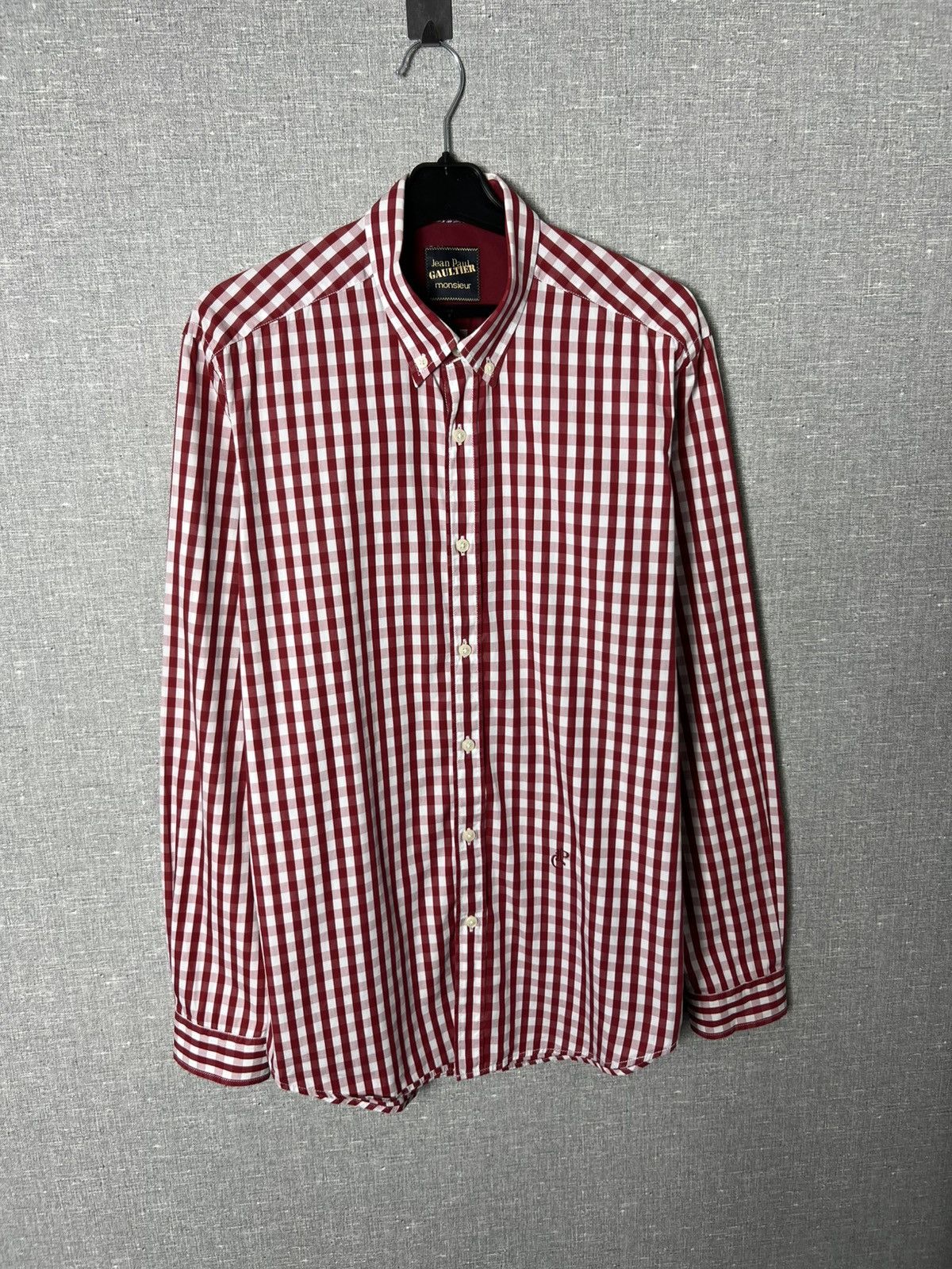 Jean Paul Gaultier Jean Paul Gaultier Checkered Button Long Sleeve Shirt JPG Size US M / EU 48-50 / 2 - 1 Thumbnail