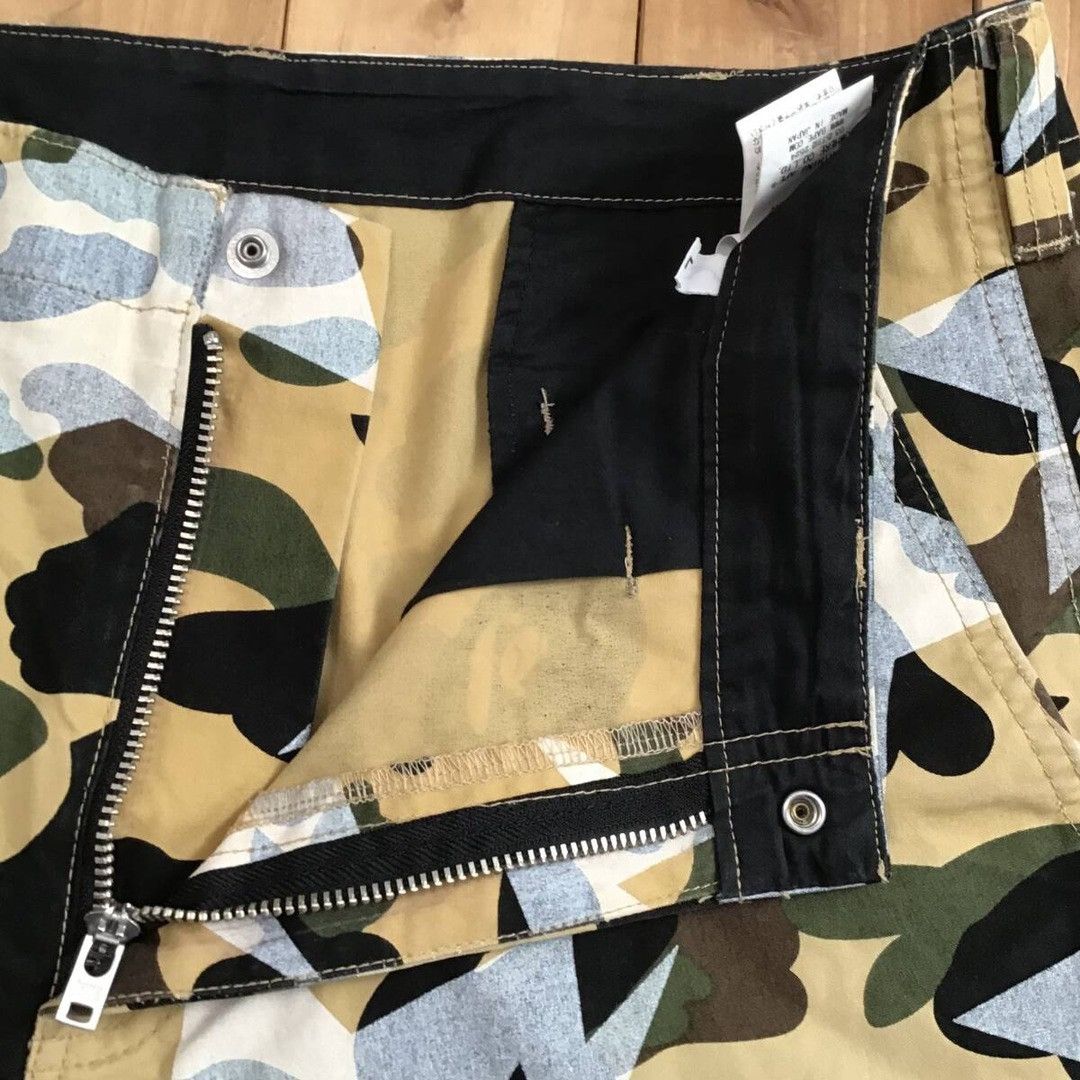 Bape × Nigo BAPE STA 1st camo yellow shorts a bathing ape star ★size L Size US 34 / EU 50 - 6 Thumbnail