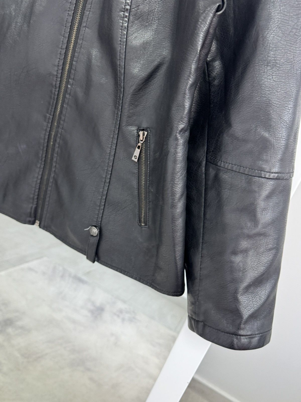Vintage Rare Leather Jacket Japan Style Avantgarde Y2K Women sz L-XL Size L / US 10 / IT 46 - 9 Thumbnail