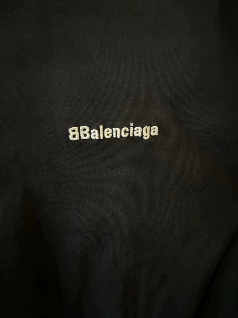 Balenciaga Balenciaga Black logo printed short sleeves Size US M / EU 48-50 / 2 - 3 Thumbnail