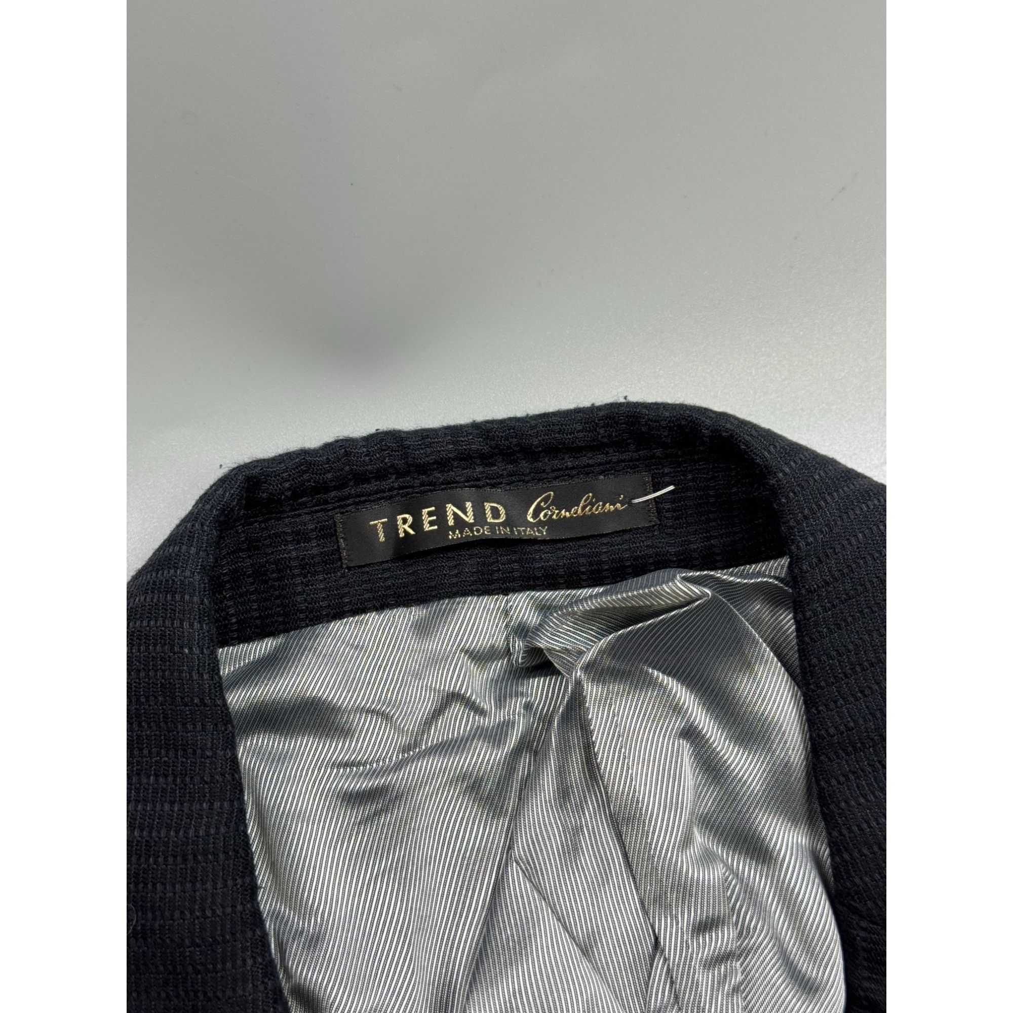 Corneliani Corneliani Trend Military Navy Style Cotton Blazer (Y1265) Size 40R - 4 Thumbnail