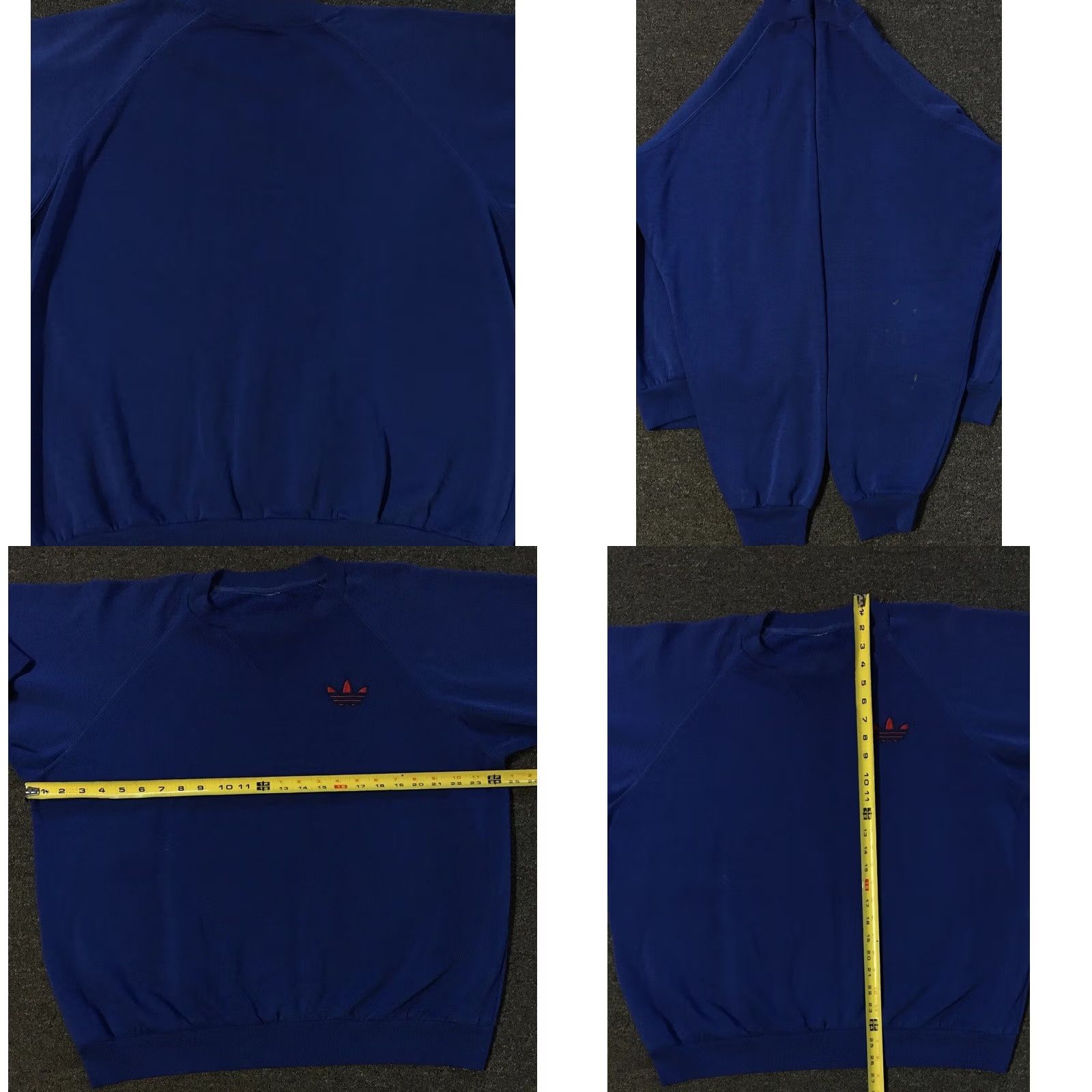 Adidas adidas Hoodie XL Blue Trefoil Vintage 90s 80s USA Grunge Sport Fashion Mens Sweatshirt Size US XL / EU 56 / 4 - 8 Thumbnail