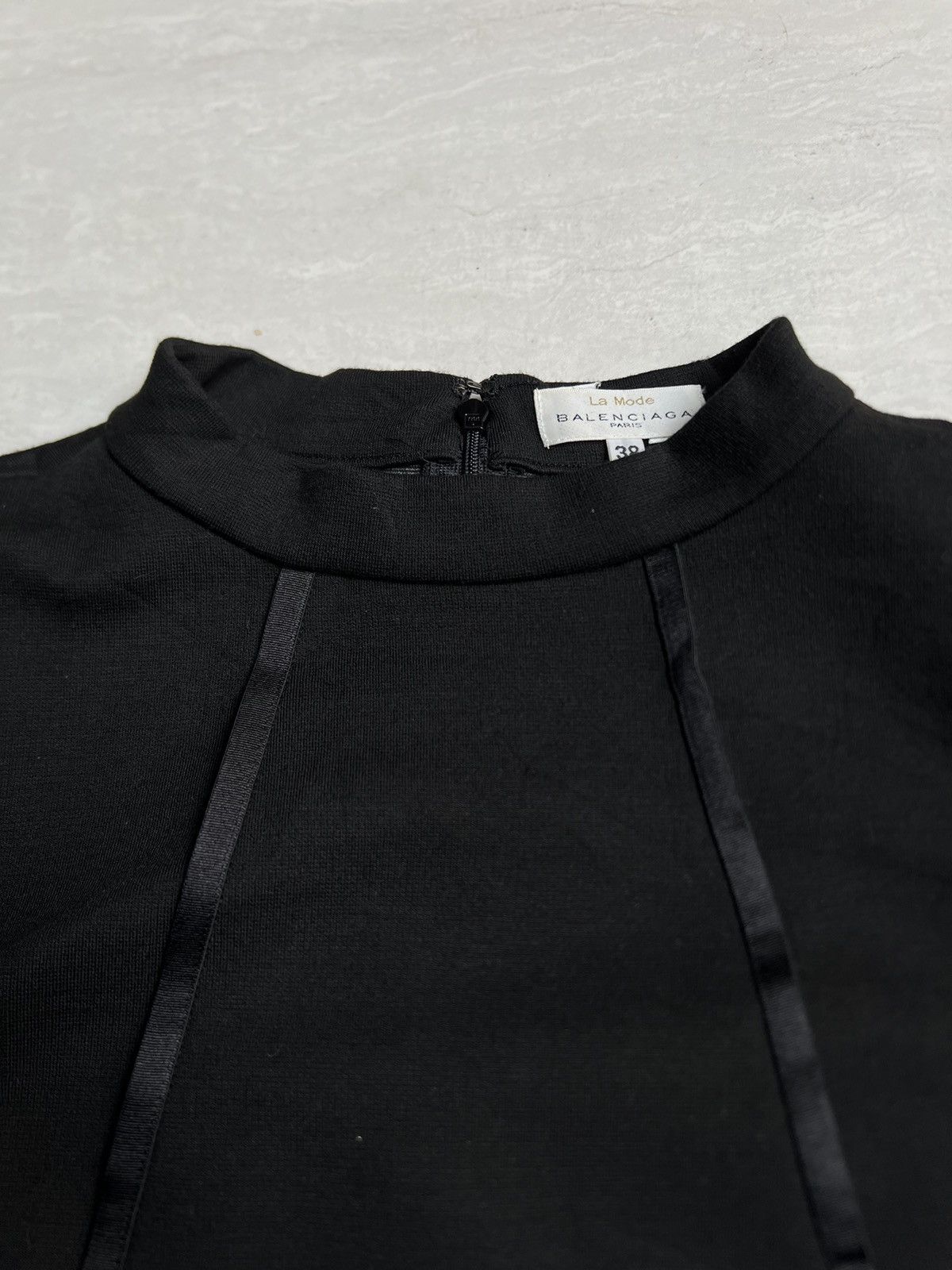 Balenciaga BALENCIAGA Paris Black Dress Size XS / US 0-2 / IT 36-38 - 11 Thumbnail