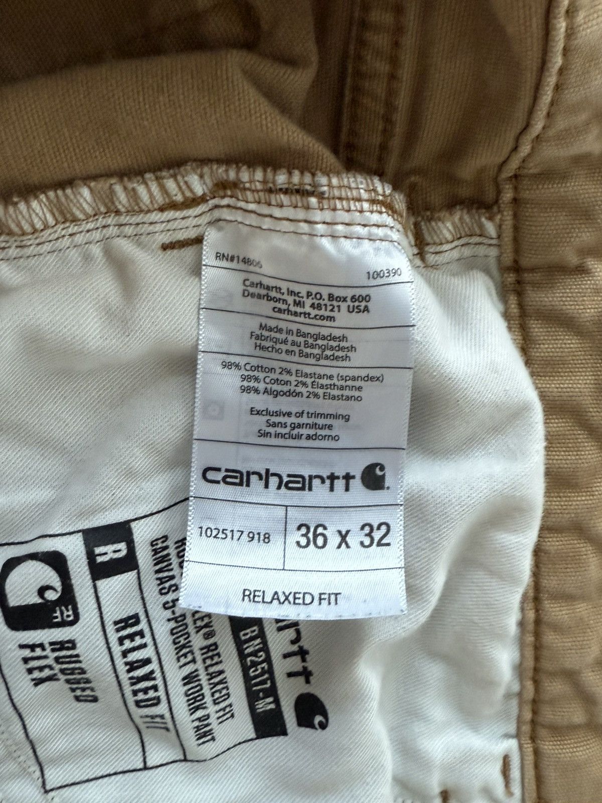 Carhartt Carhartt Rugged Flex 5 pocket pants Size US 36 / EU 52 - 7 Thumbnail