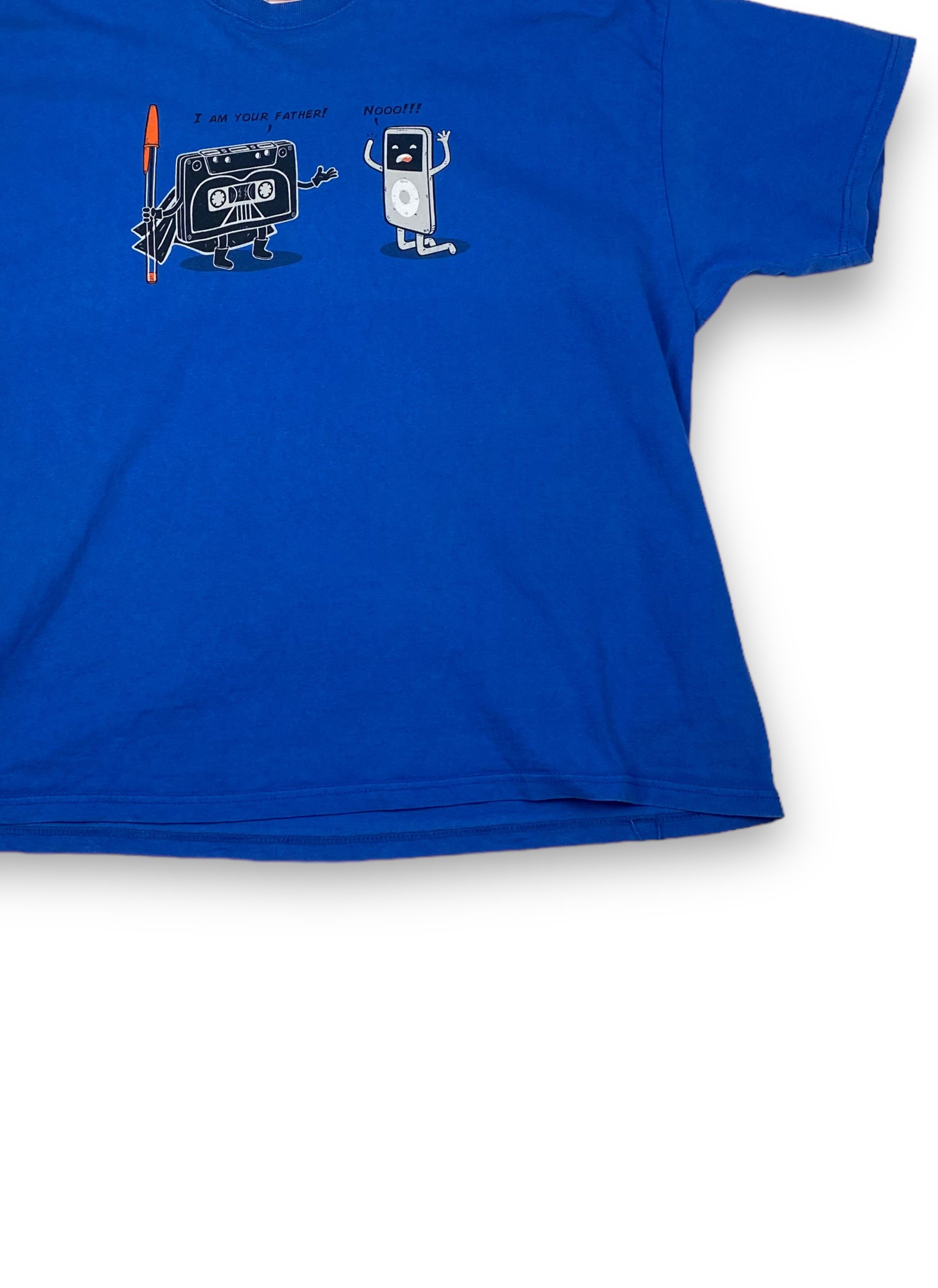 Other Vintage Graphic Sound Evolution Fun T-Shirt Oversized M743 Size US XXL / EU 58 / 5 - 2 Thumbnail