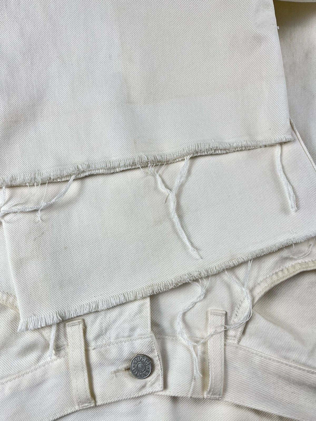 Gucci Gucci Tom Ford Vintage Stained Flared Wide Leg Denim Jeans Size US 28 / EU 44 - 8 Thumbnail