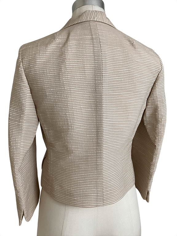 Akris Light weight ottoman stripe blazer Size M / US 6-8 / IT 42-44 - 2 Thumbnail