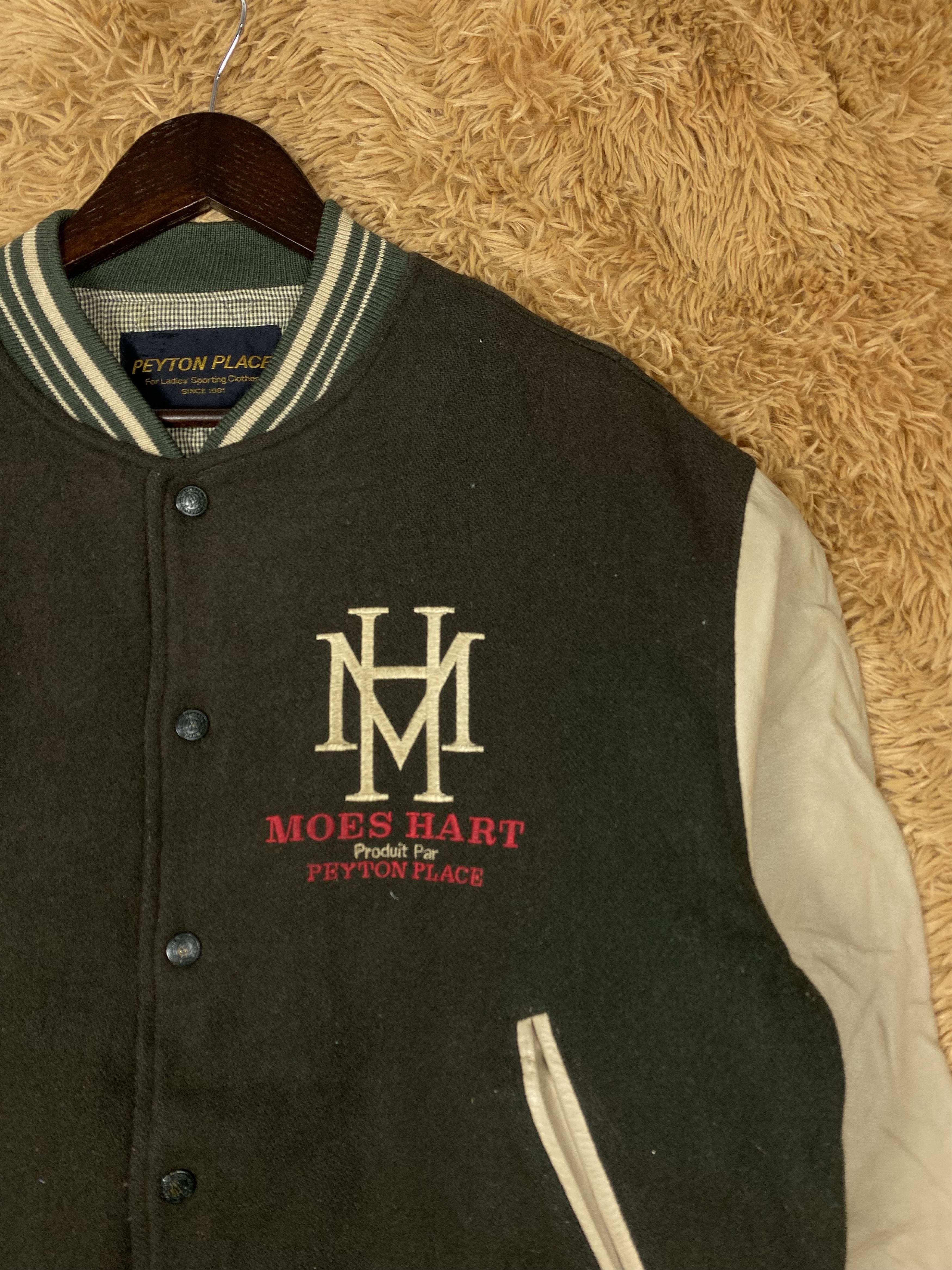 PPFM Vintage PPFM Peyton Place Leather Sleeve Varsity DJ0291 Size US M / EU 48-50 / 2 - 3 Thumbnail