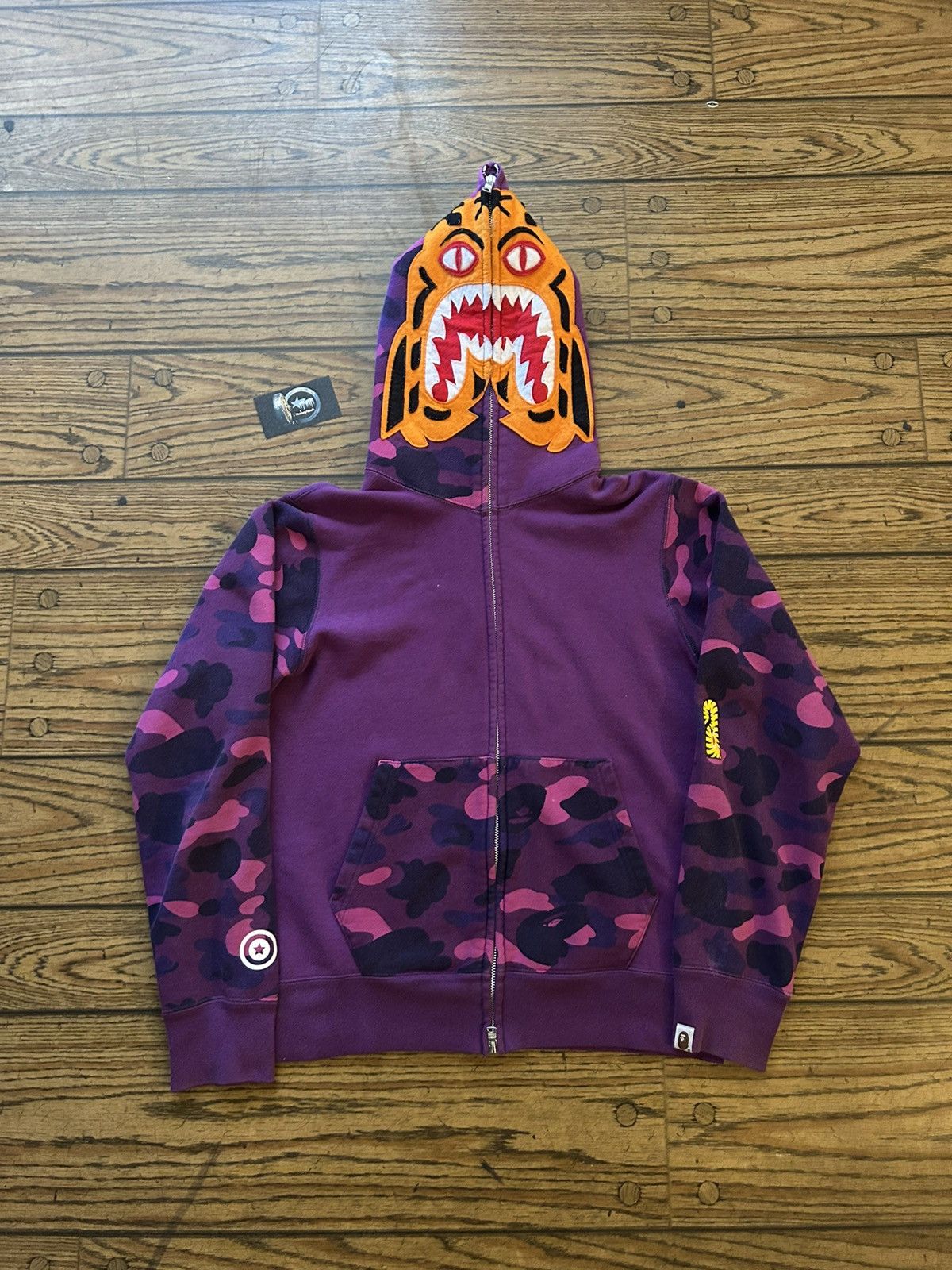 Bape Color Camo Tiger Full Zip Hoodie Size US M / EU 48-50 / 2 - 2 Thumbnail