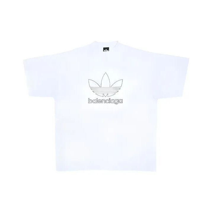 Balenciaga Balenciaga Adidas Logo Print Relaxed T-Shirt Size US M / EU 48-50 / 2 - 1 Thumbnail