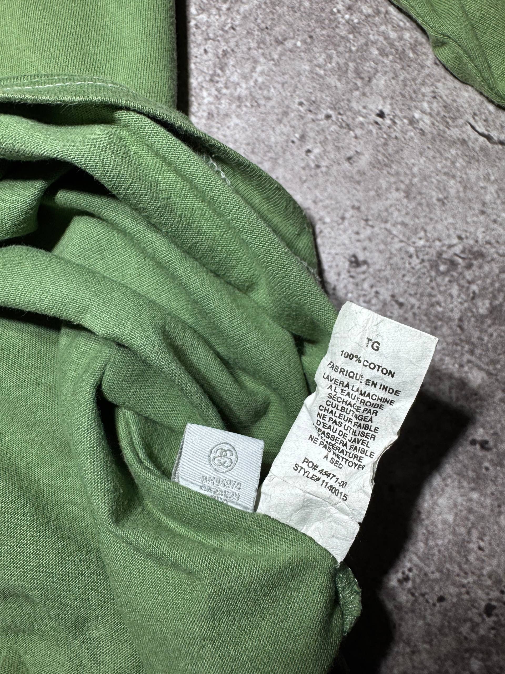 Stussy Stussy Vintage Green Streetwear Long Sleeve T-shirt Y2K Size US XL / EU 56 / 4 - 8 Thumbnail