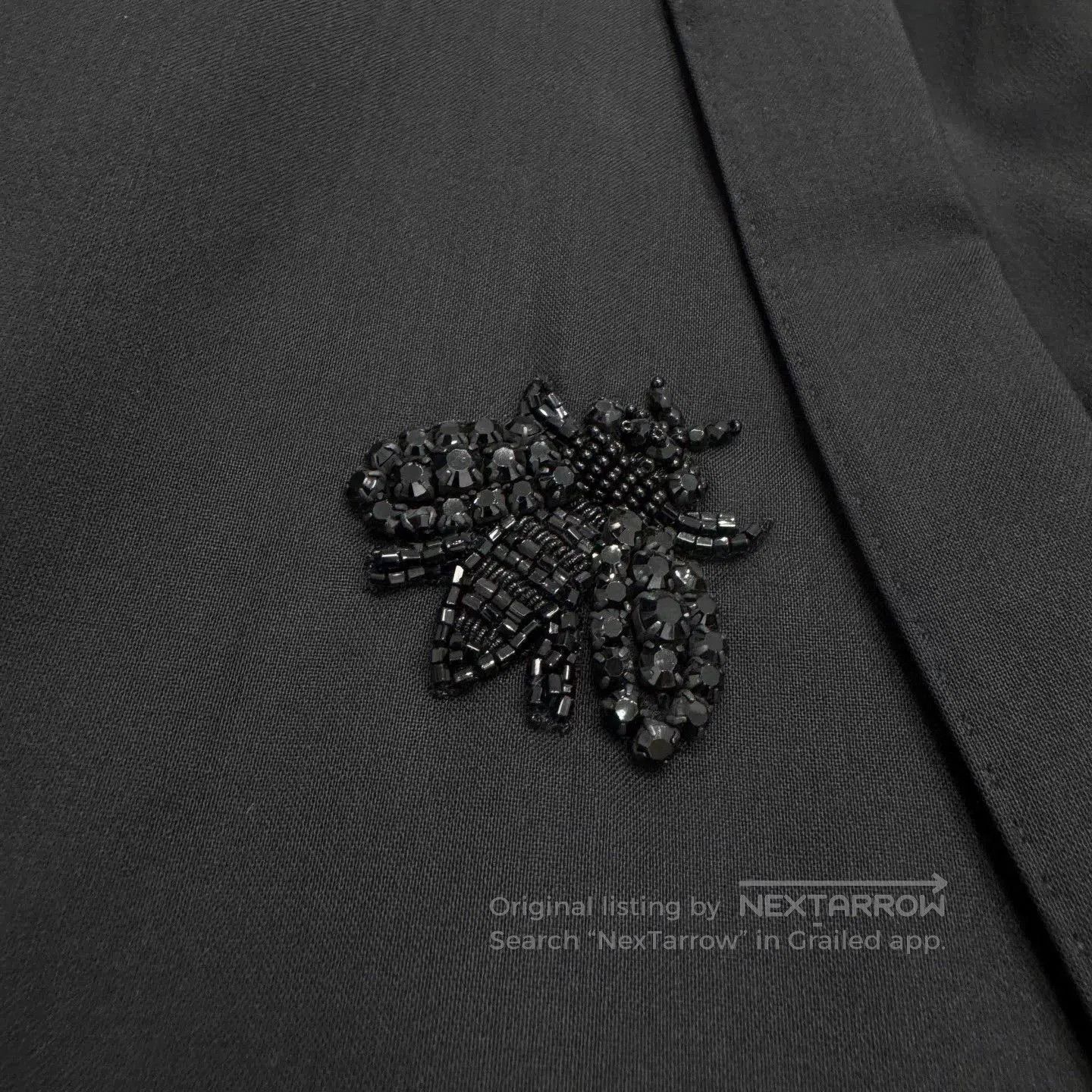 Other custom sequined wool suit jacket. Size US L / EU 52-54 / 3 - 3 Thumbnail