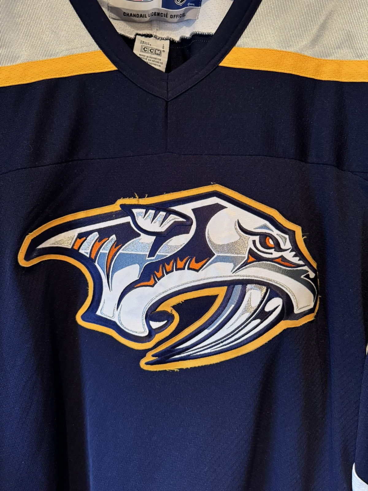 Ccm Vintage Nashville Predators CCM NHL Hockey Jersey Size L Size US L / EU 52-54 / 3 - 2 Thumbnail