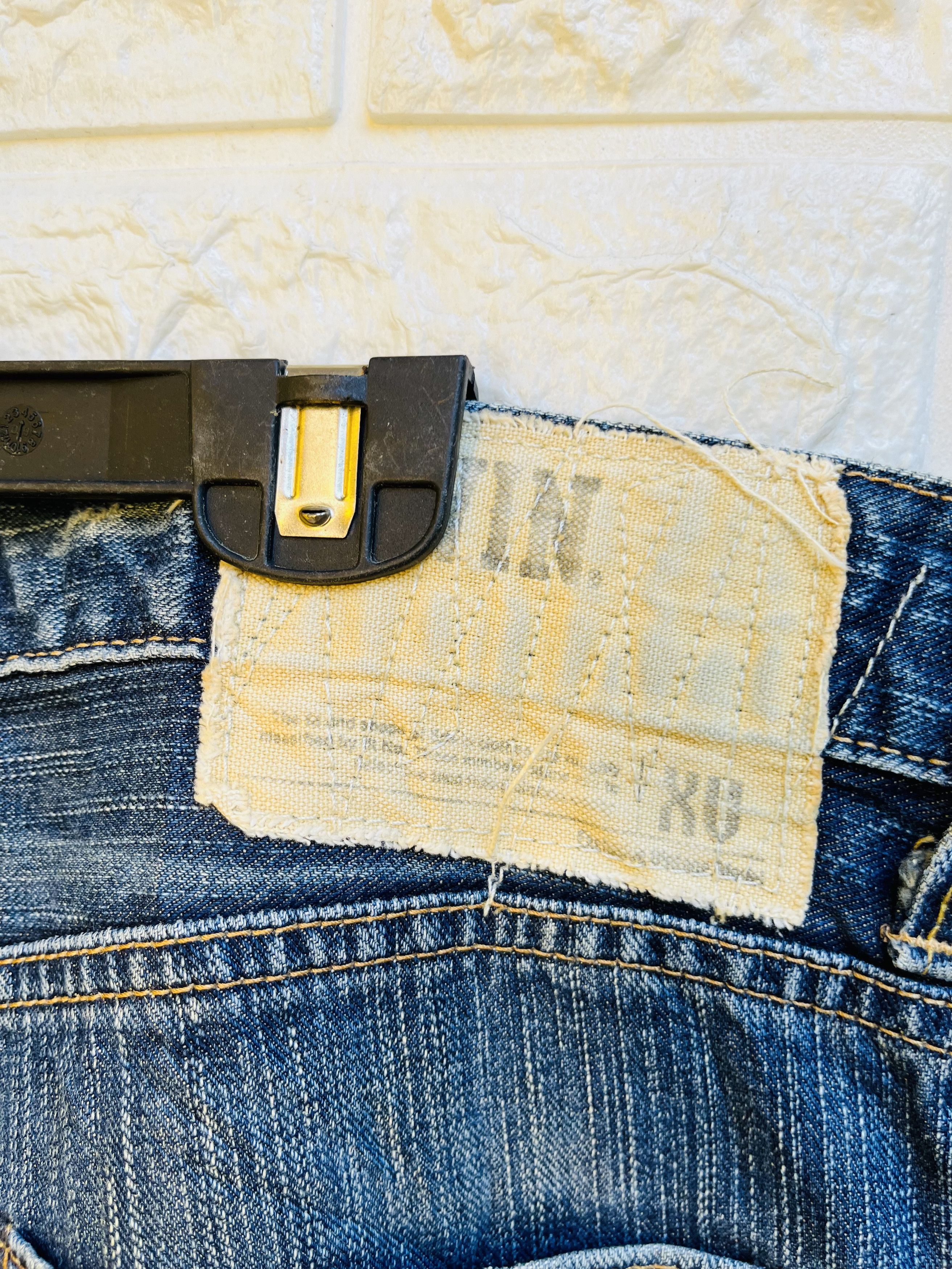 Japanese Brand × Vintage Vintage Edwin Distressed Japanese Designer Fashion Style Size US 33 - 10 Thumbnail
