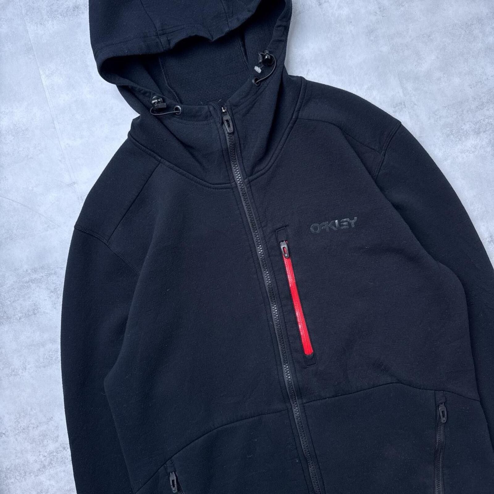 Oakley Y2K Oakley Black Fleece Zip up hoodie jacket Size US M / EU 48-50 / 2 - 5 Thumbnail