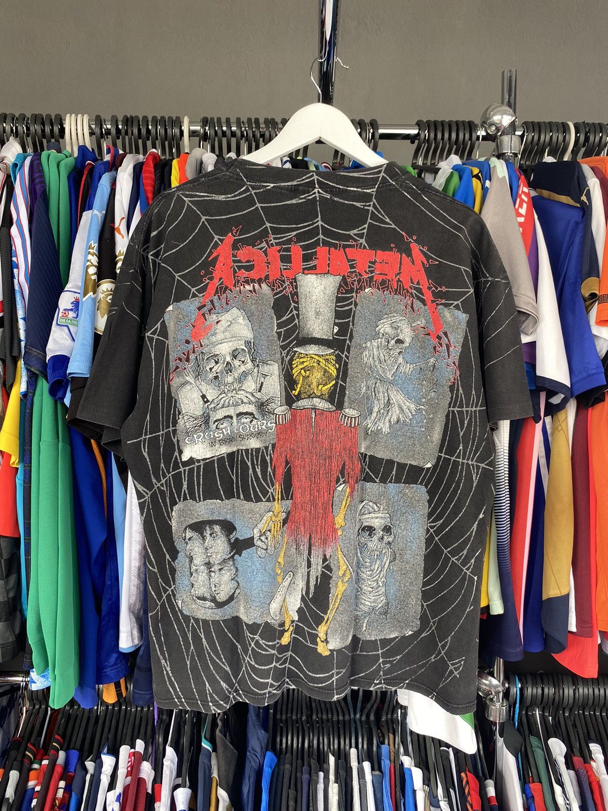 Band Tees VINTAGE BROCKUM METALLICA 1992 DAMAGE INC ALL OVER PRINT Size US XL / EU 56 / 4 - 2 Thumbnail