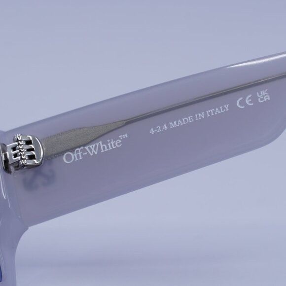 Off-White Off-White OERI149 CHESTER 0945 Sunglasses Grey Square Frame Size ONE SIZE - 7 Thumbnail