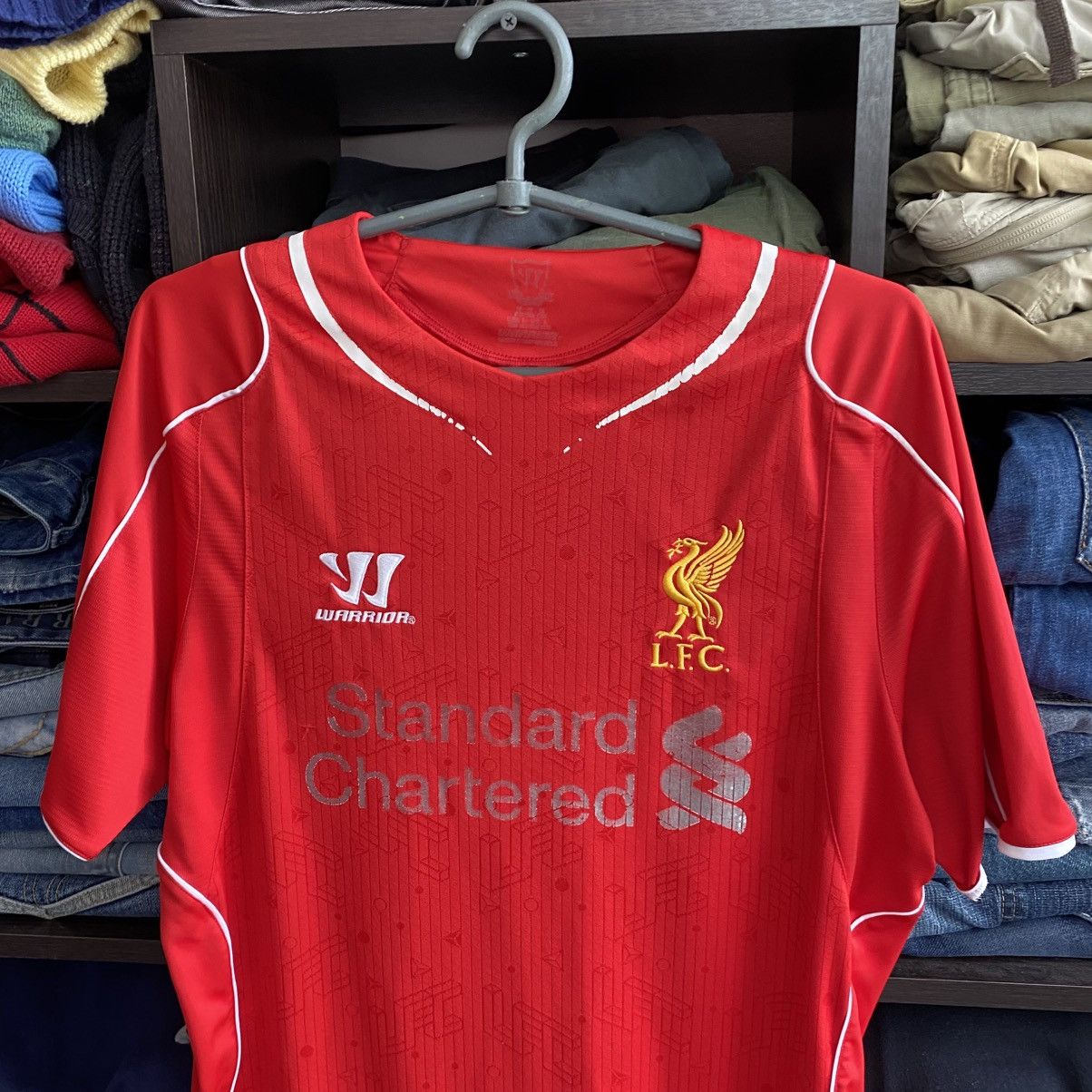 Warrior Vintage Warrior Liverpool Big Logo 2000’s Home soccer jersey Size US M / EU 48-50 / 2 - 2 Thumbnail