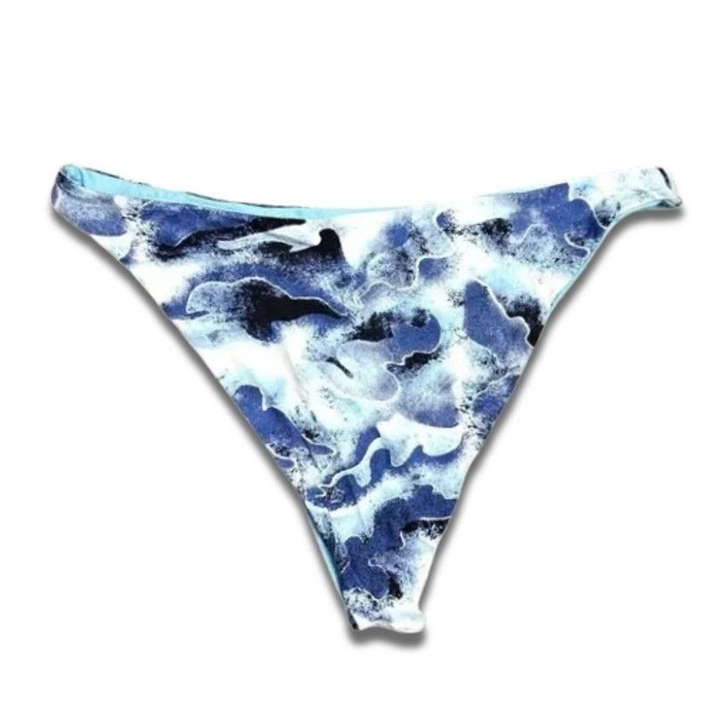 Other Royalty By Maluma Bikini Bottoms Cheeky Cut Camo Blue XL NWT Size ONE SIZE - 5 Thumbnail