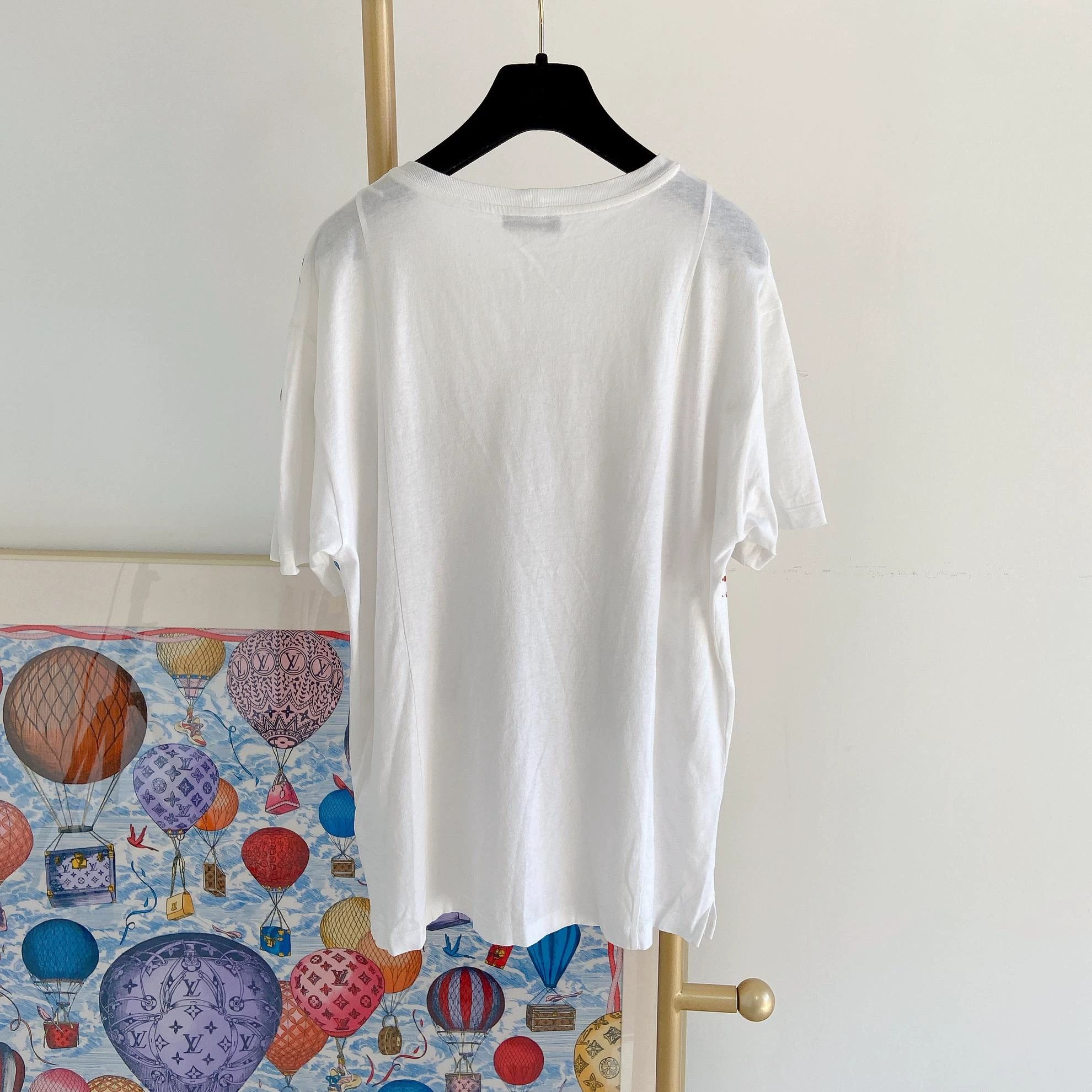 Valentino Valentino white printed T-shirt M Size US M / EU 48-50 / 2 - 2 Thumbnail