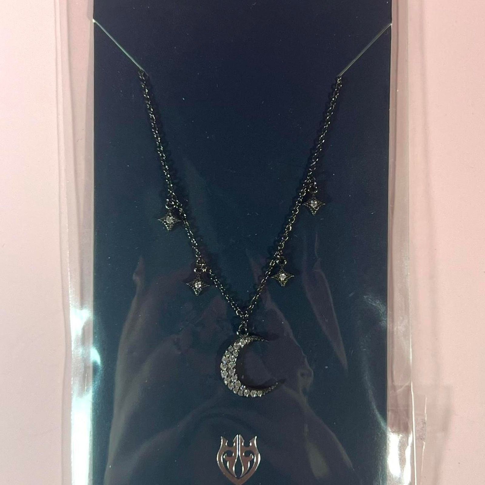 Jewelry Hespera black moon and stars necklace Size ONE SIZE - 2 Thumbnail