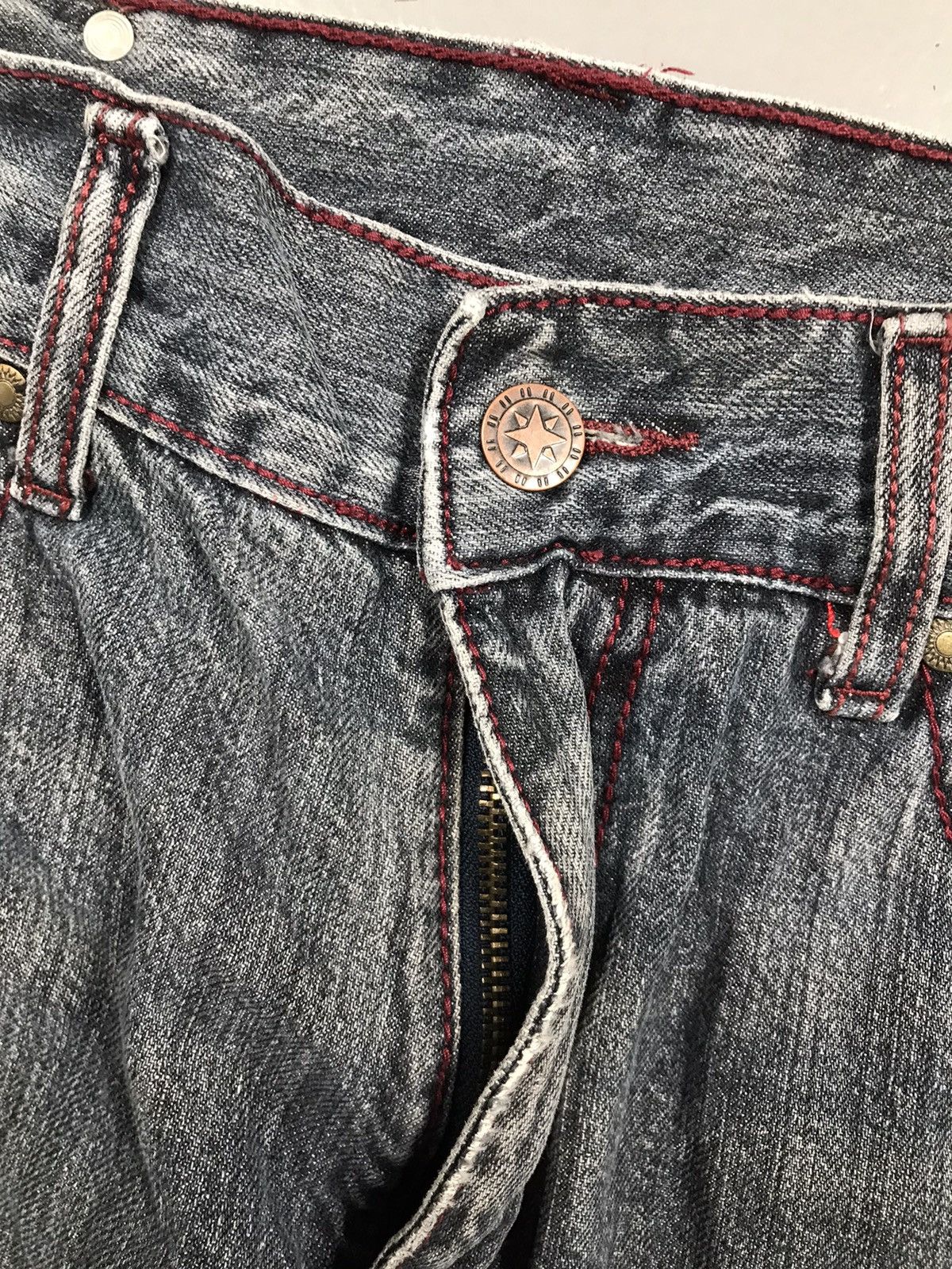 Vintage Rare vintage Y2K crazy snake 🐍 embroidery denim pant Size US 32 / EU 48 - 5 Thumbnail