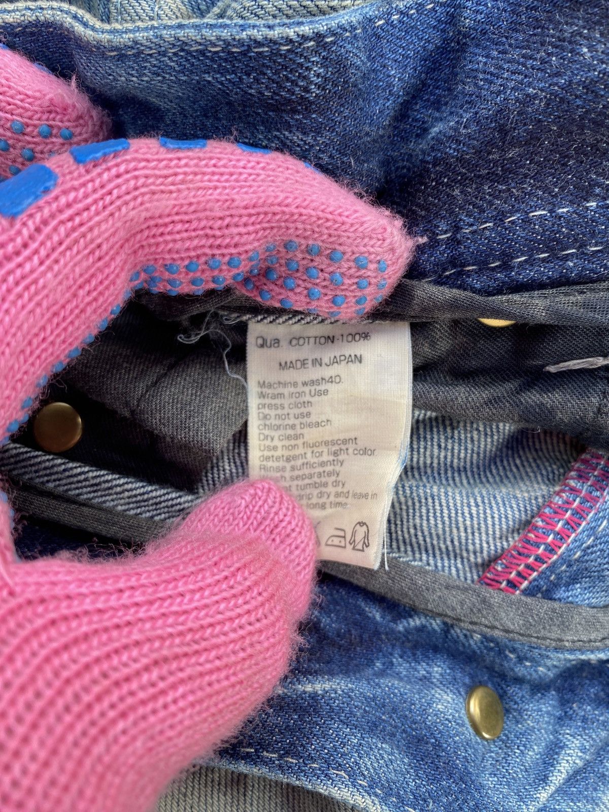 Japanese Brand × Tornado Mart × Vanquish Vanquish Japan Blue Washed Distressed Flare Denim Size US 32 / EU 48 - 19 Thumbnail