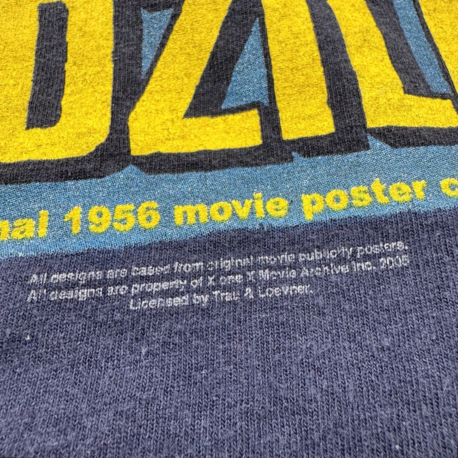 Delta Vintage Delta Godzilla T-Shirt Adult Small Short Sleeve Crew Neck Blue Movie Y2K Thriller Mens Size US S / EU 44-46 / 1 - 3 Thumbnail