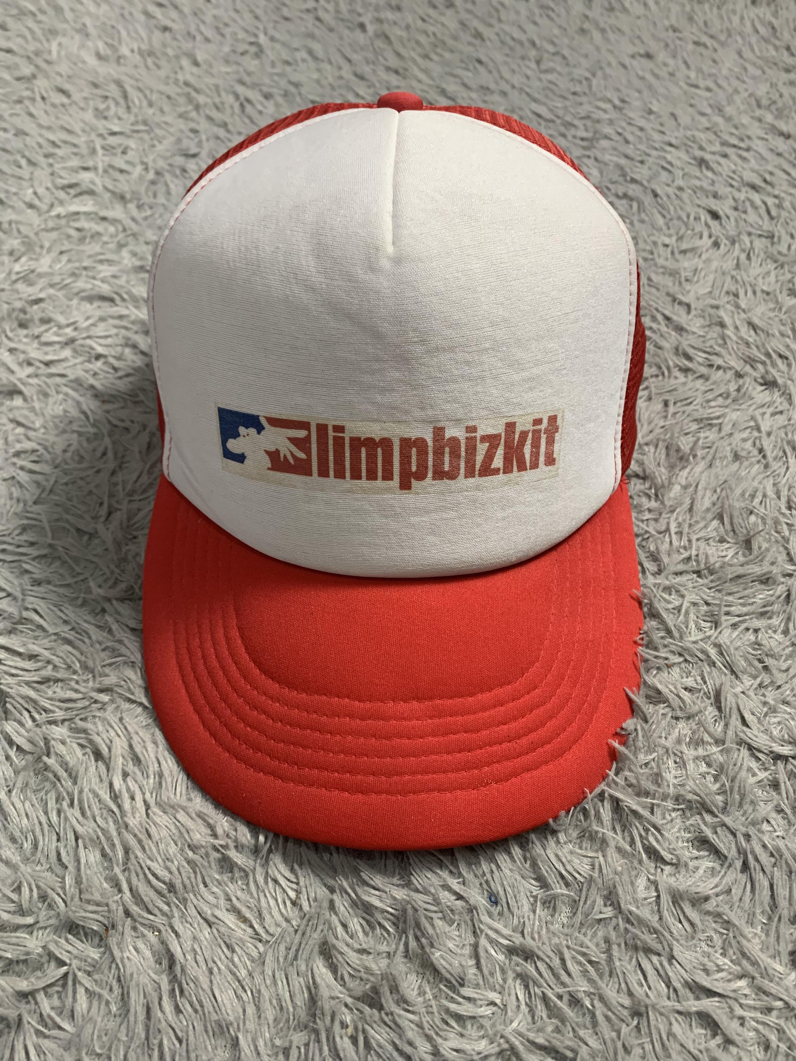 Vintage Y2k Limp Bizkit Band Trucker Hat Size ONE SIZE - 1 Thumbnail
