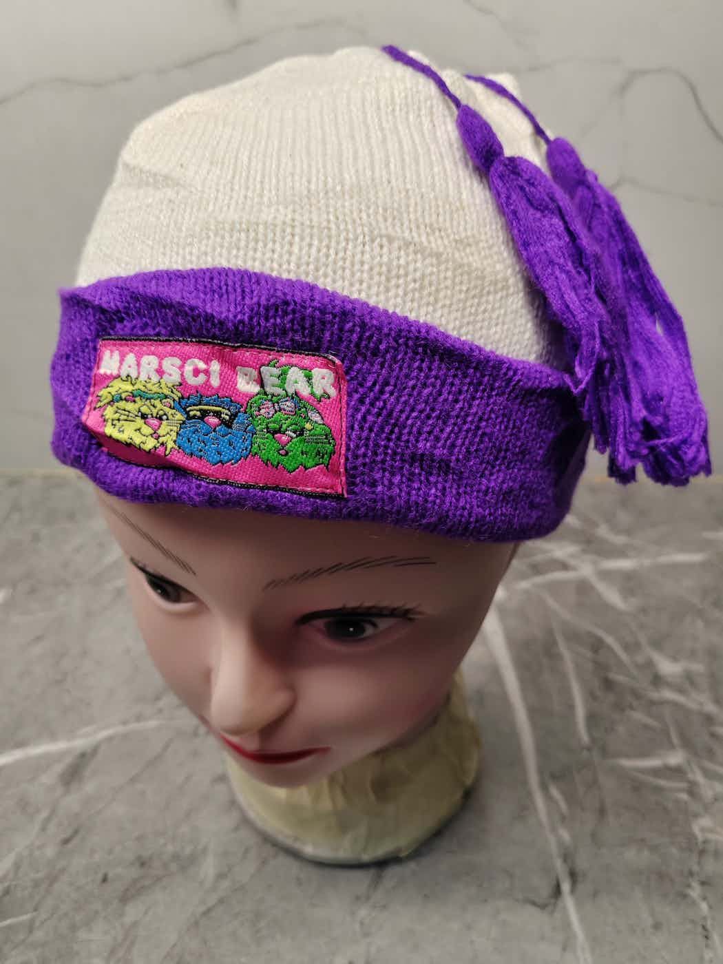 image of Vintage Marsci Bear Beanie in Mix, Men's