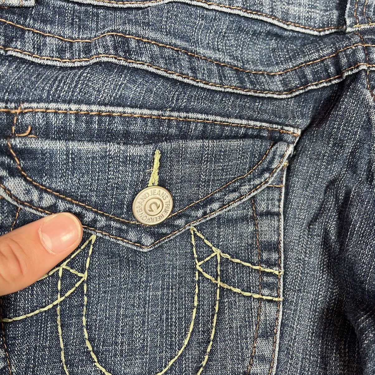 True Religion True Religion Brand Jeans Vintage Y2K Flared Bootcut Denim Size 29" - 6 Thumbnail