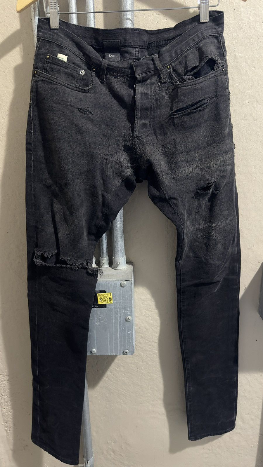 Dior Dior Homme reconstructed denim by Hedi Slimane Size US 30 / EU 46 - 1 Thumbnail