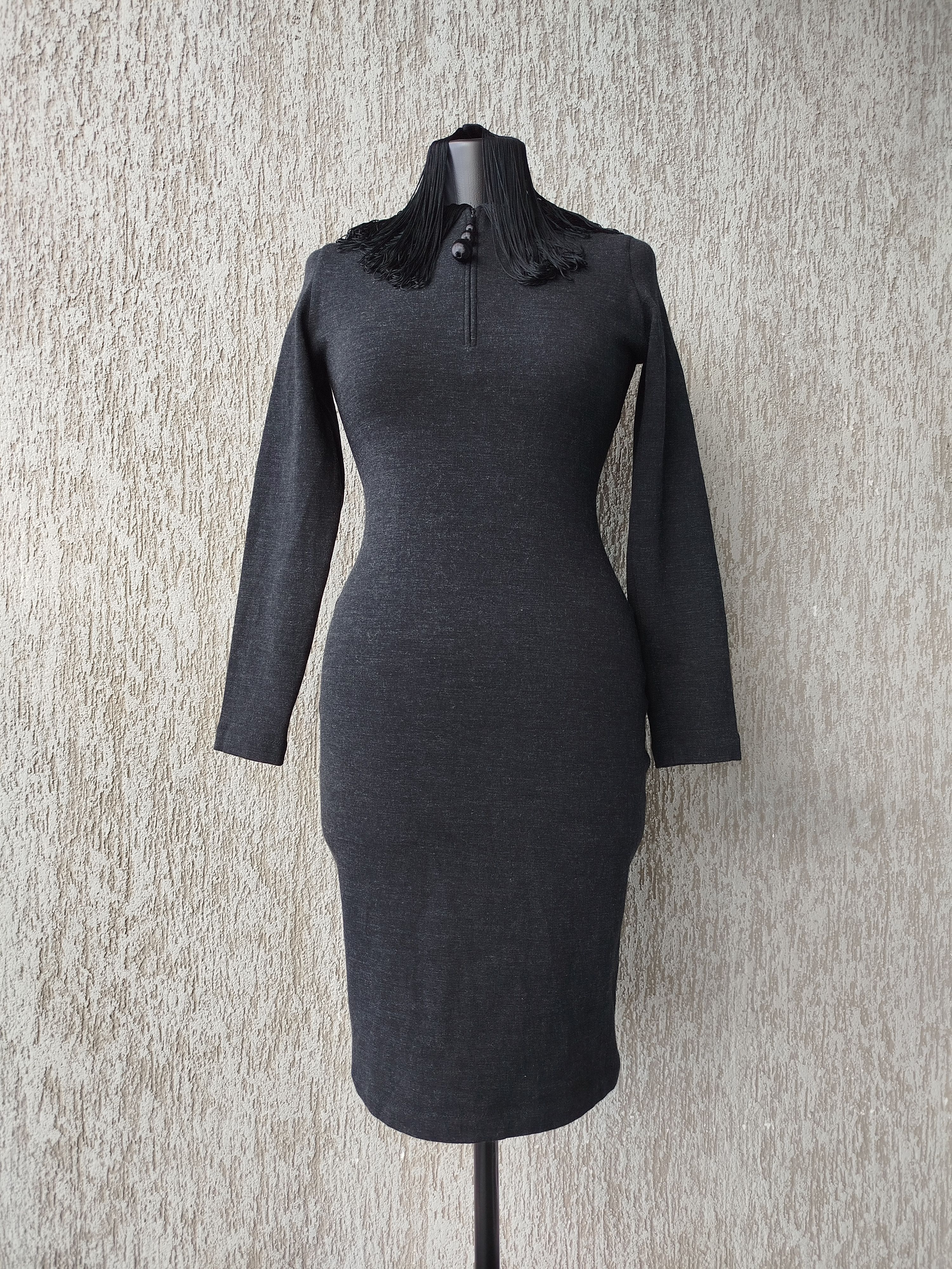 Jean Paul Gaultier Jean Paul Gaultier Dress Bodycon Hooded Italy Vintage 90s Size S / US 4 / IT 40 - 2 Thumbnail