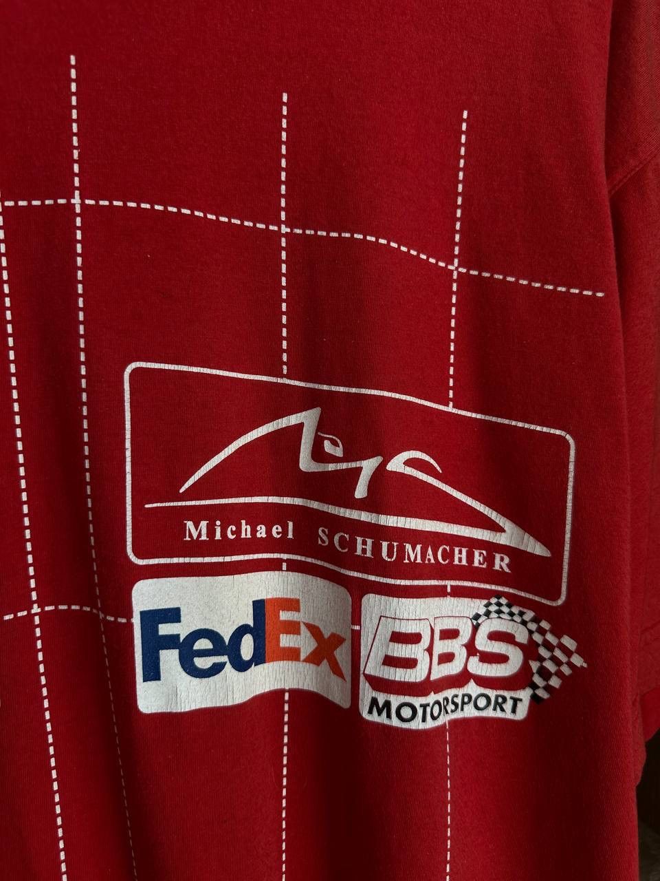 Ferrari × Vintage Vintage Ferrari Racing Formula Uno Red T-Shirt Size US XL / EU 56 / 4 - 7 Thumbnail