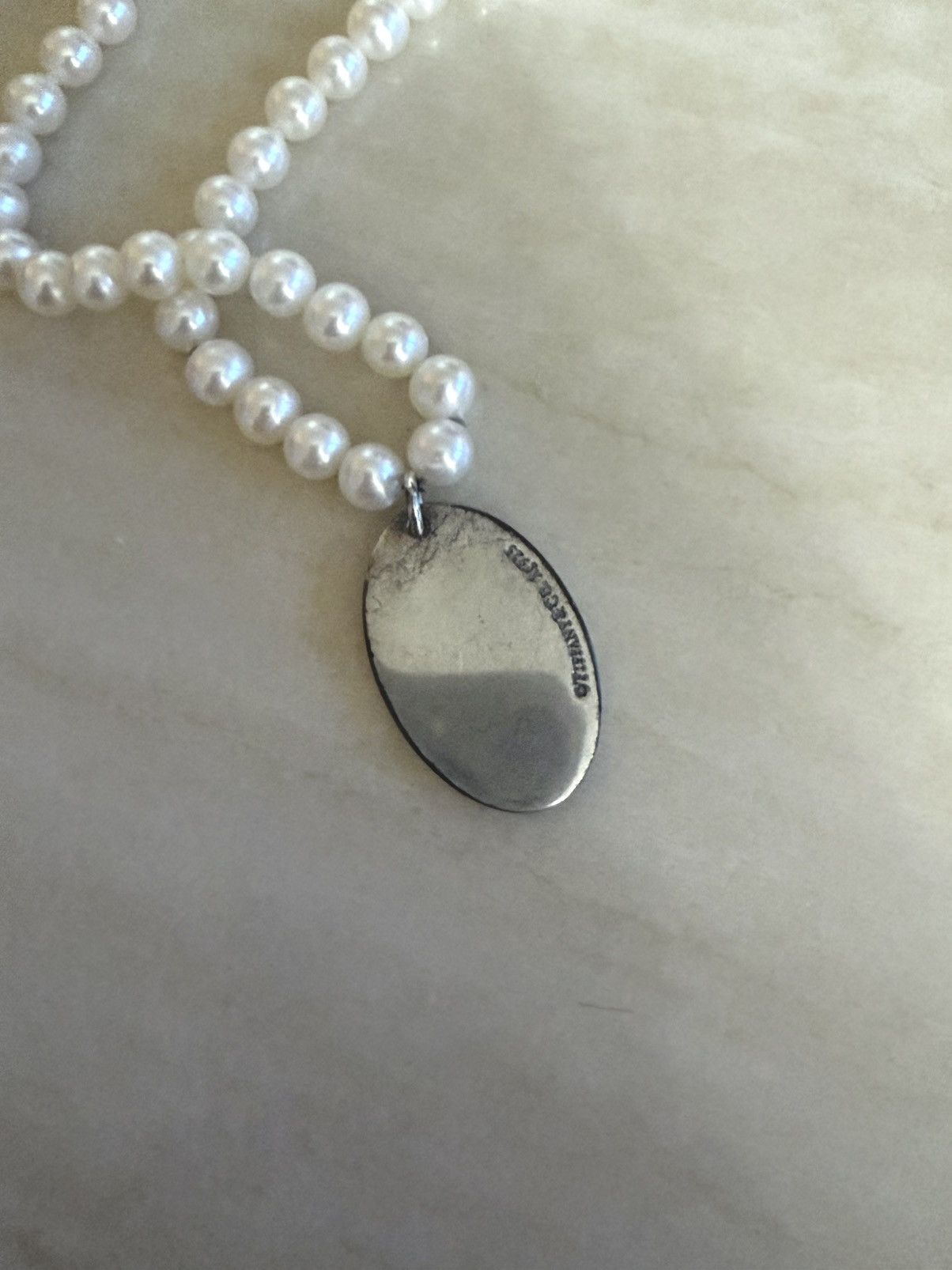 Supreme × Tiffany & Co. Supreme Tiffany & Co. Oval Tag Pearl