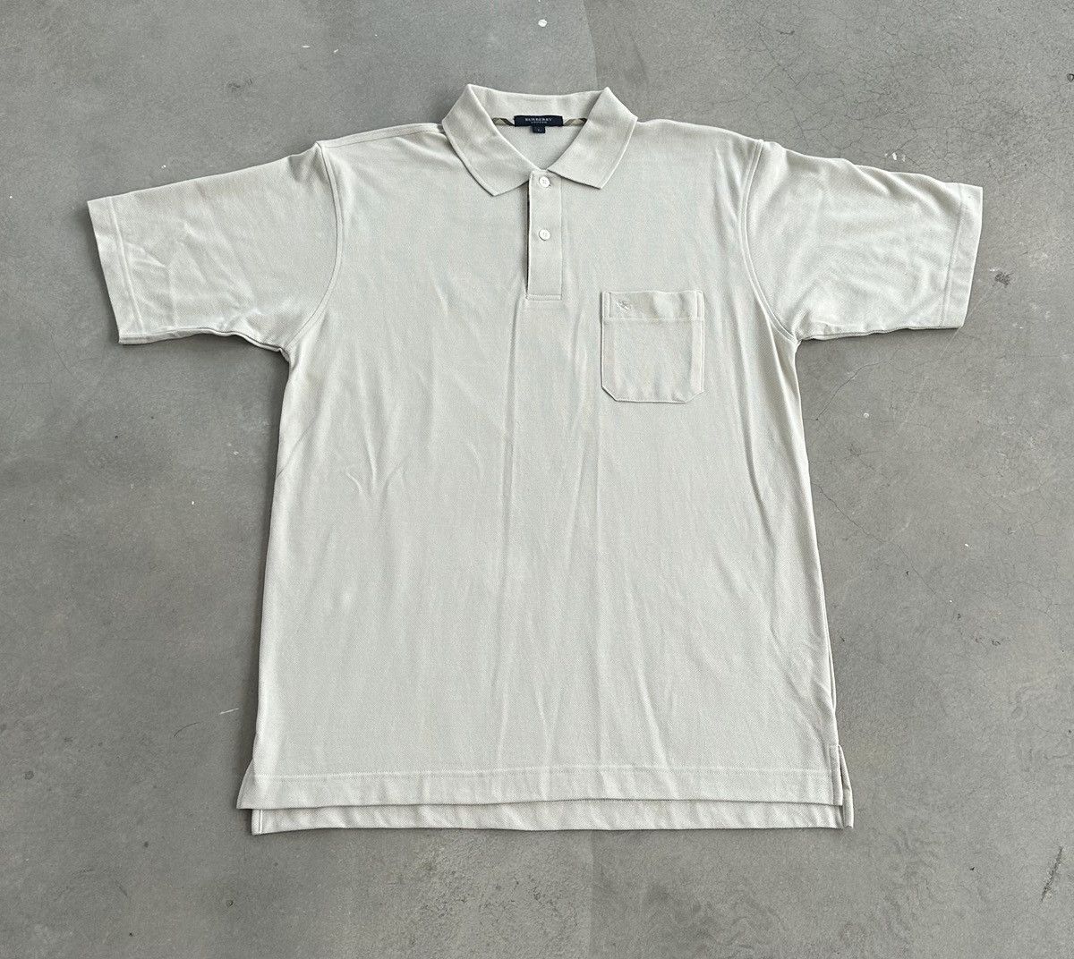 Burberry × Vintage VINTAGE BURBERRY POLO TEE Size US L / EU 52-54 / 3 - 1 Thumbnail
